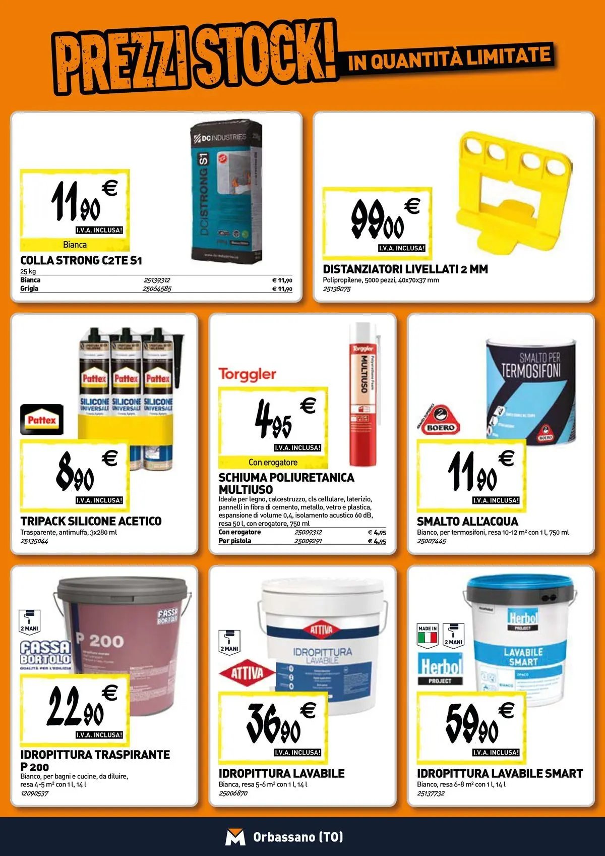 TECNOMAT - Straordinari prezzi stock!
