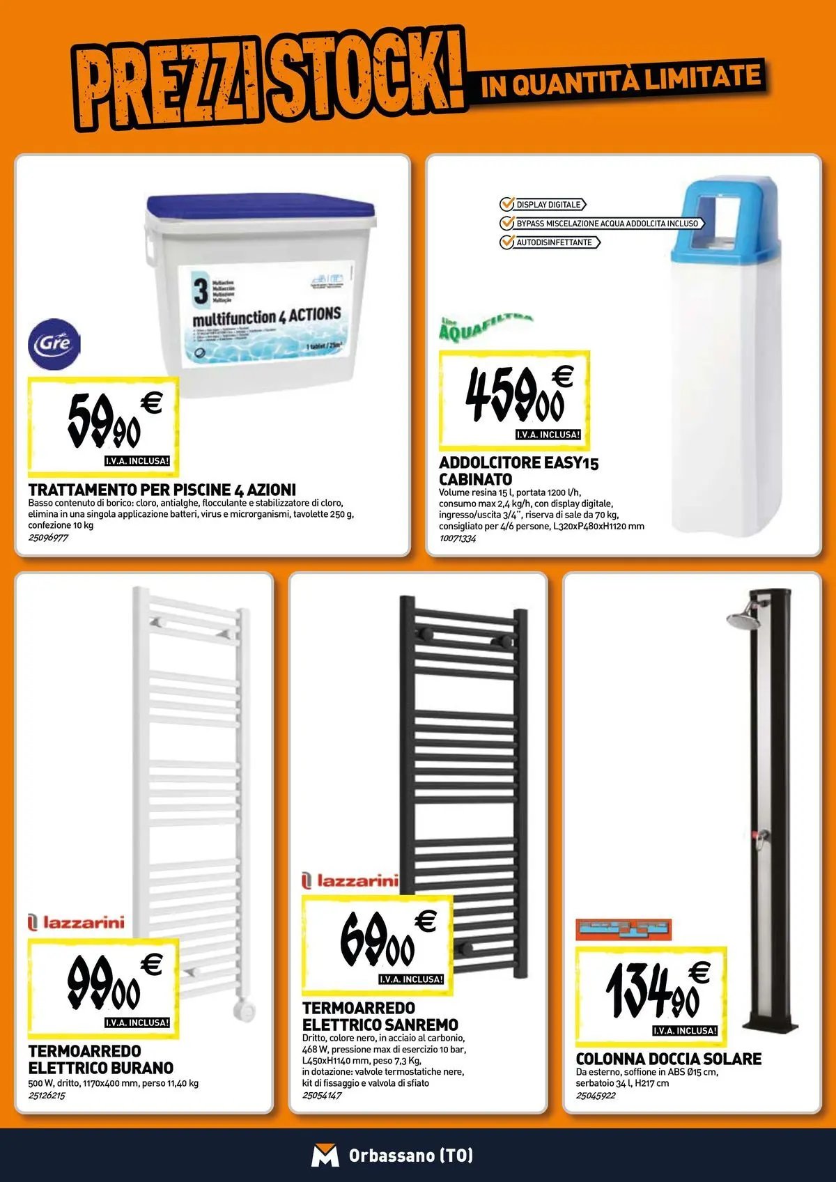TECNOMAT - Straordinari prezzi stock!