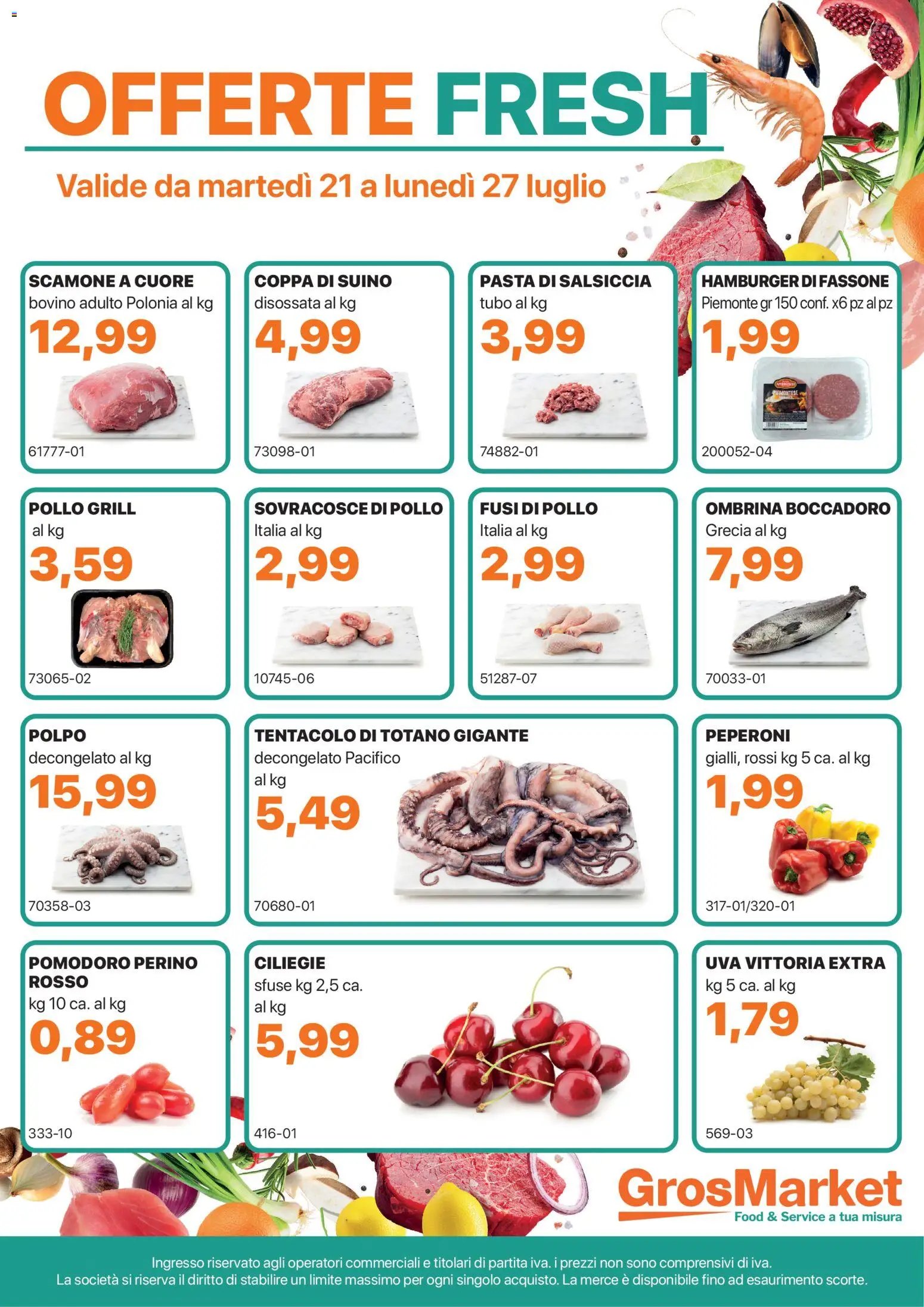 Sogegross volantino Offerte Fresh