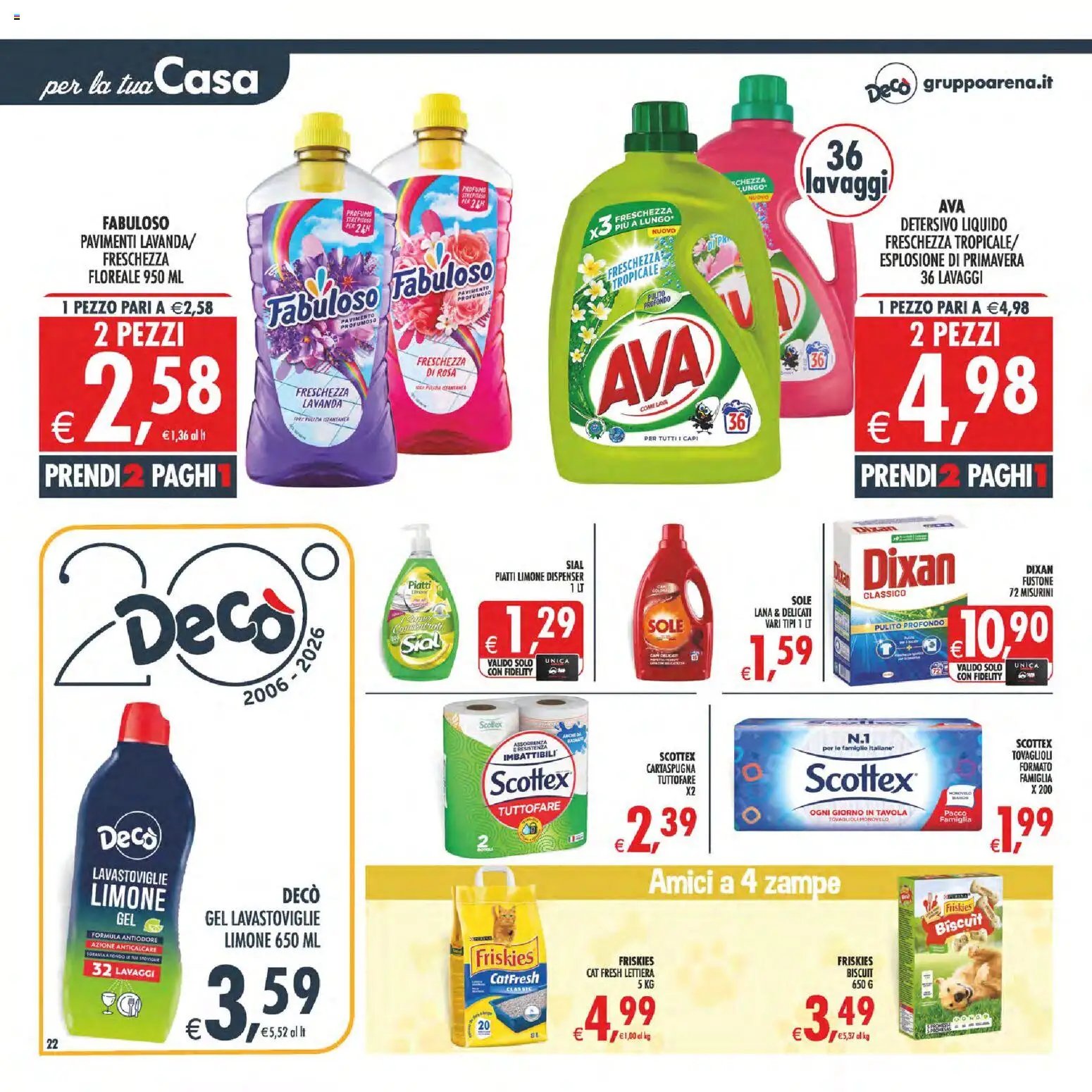 Decò volantino Maxistore, Supermercati, Local