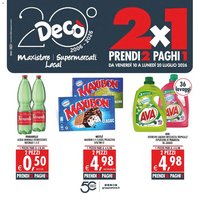 Decò volantino Maxistore, Supermercati, Local