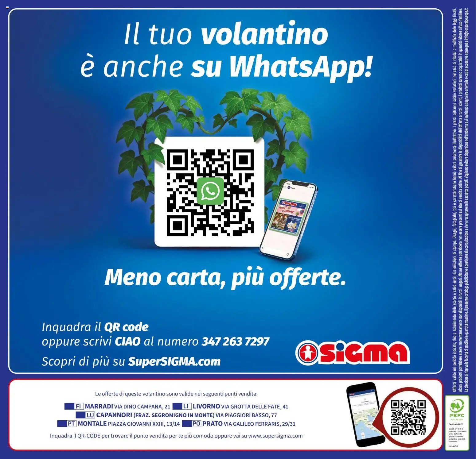 SIGMA volantino Toscana