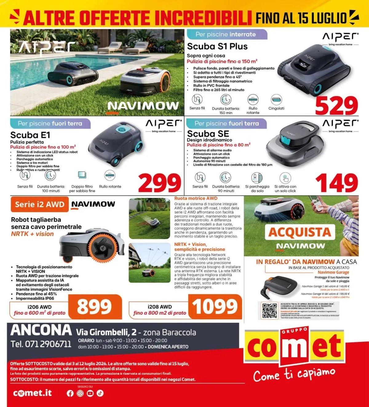 Comet - Sottocosto