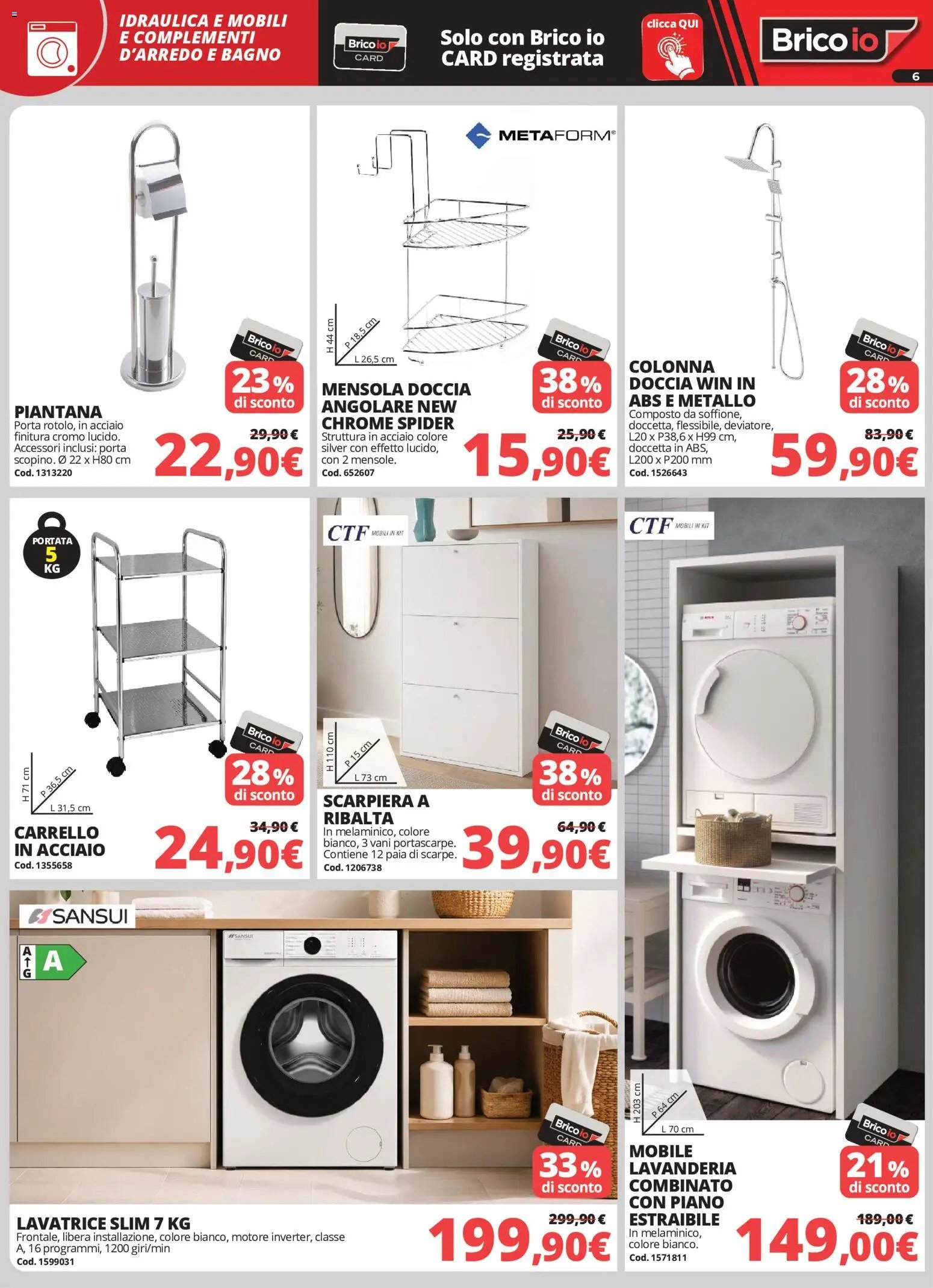 Brico io volantino Settingiano