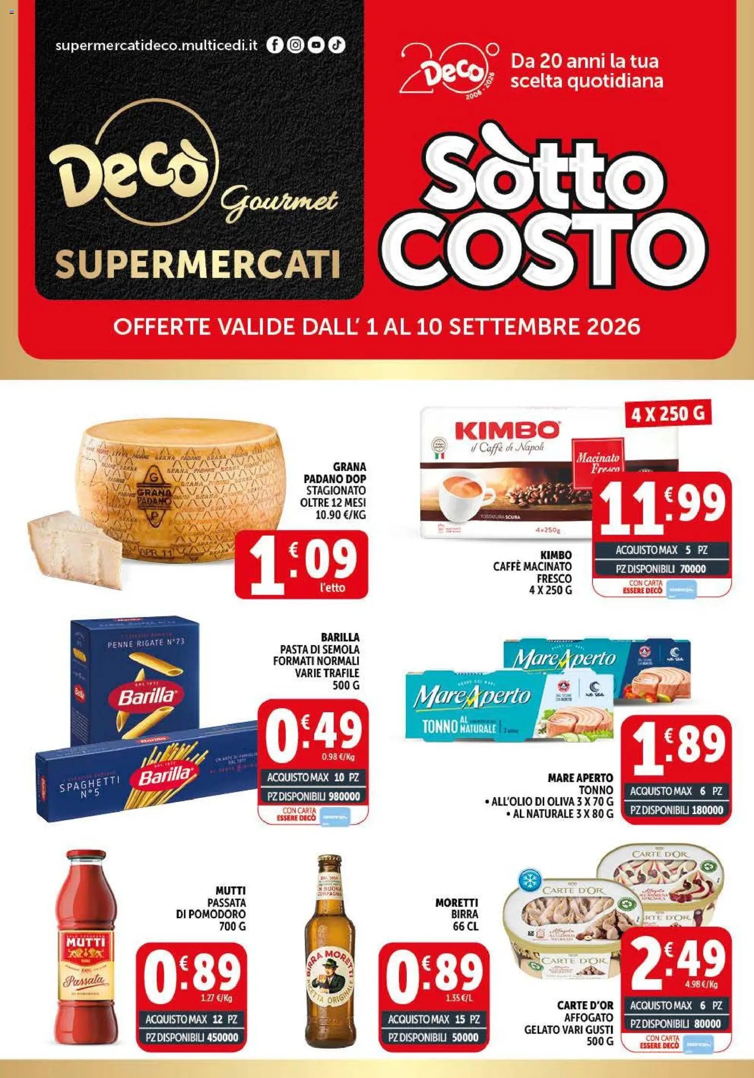 Decò volantino Gourmet