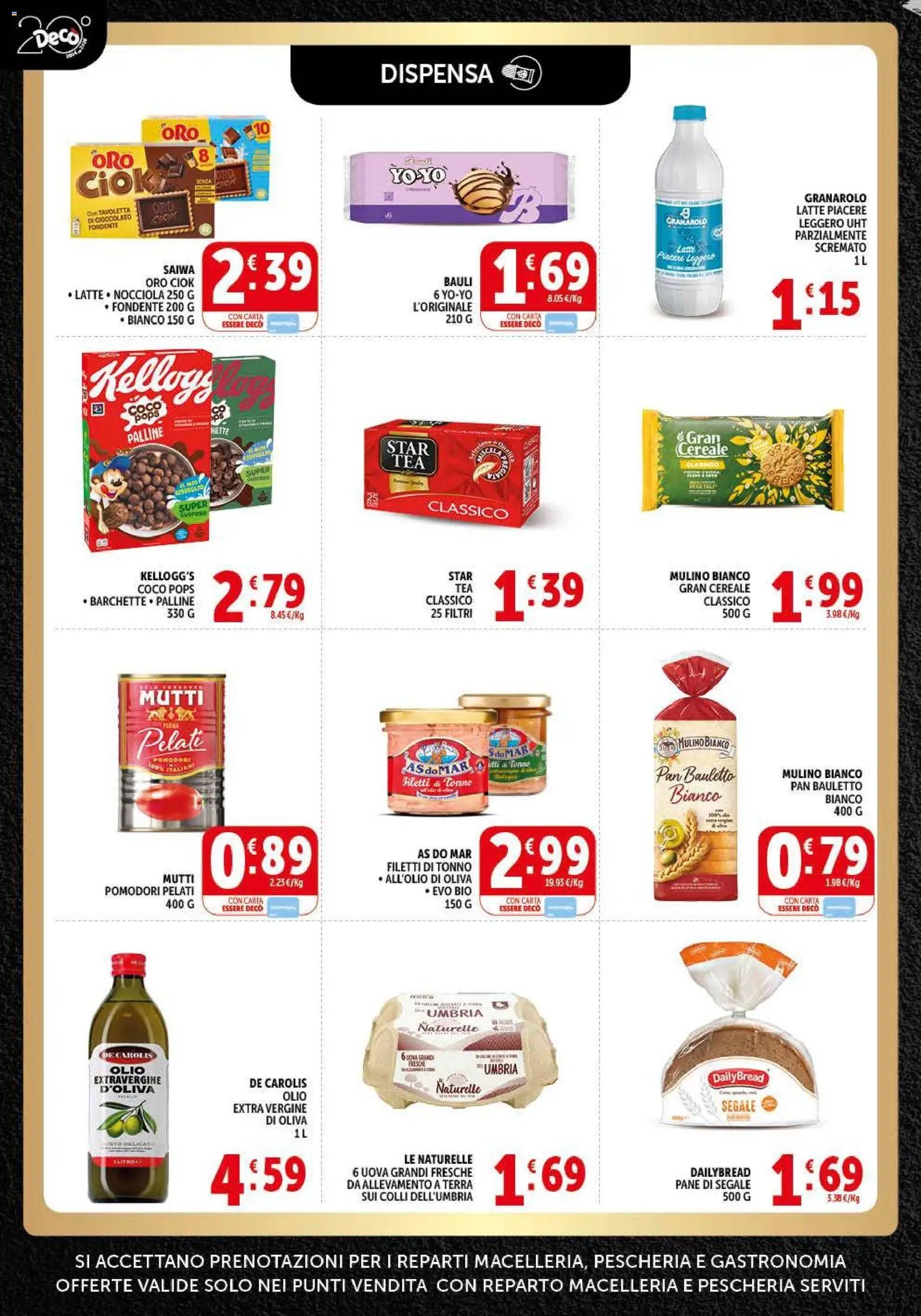 Decò volantino Gourmet