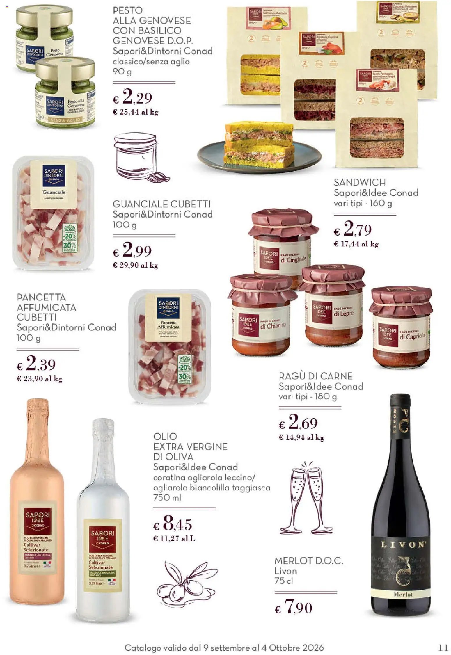 Spazio Conad volantino Gourmet
