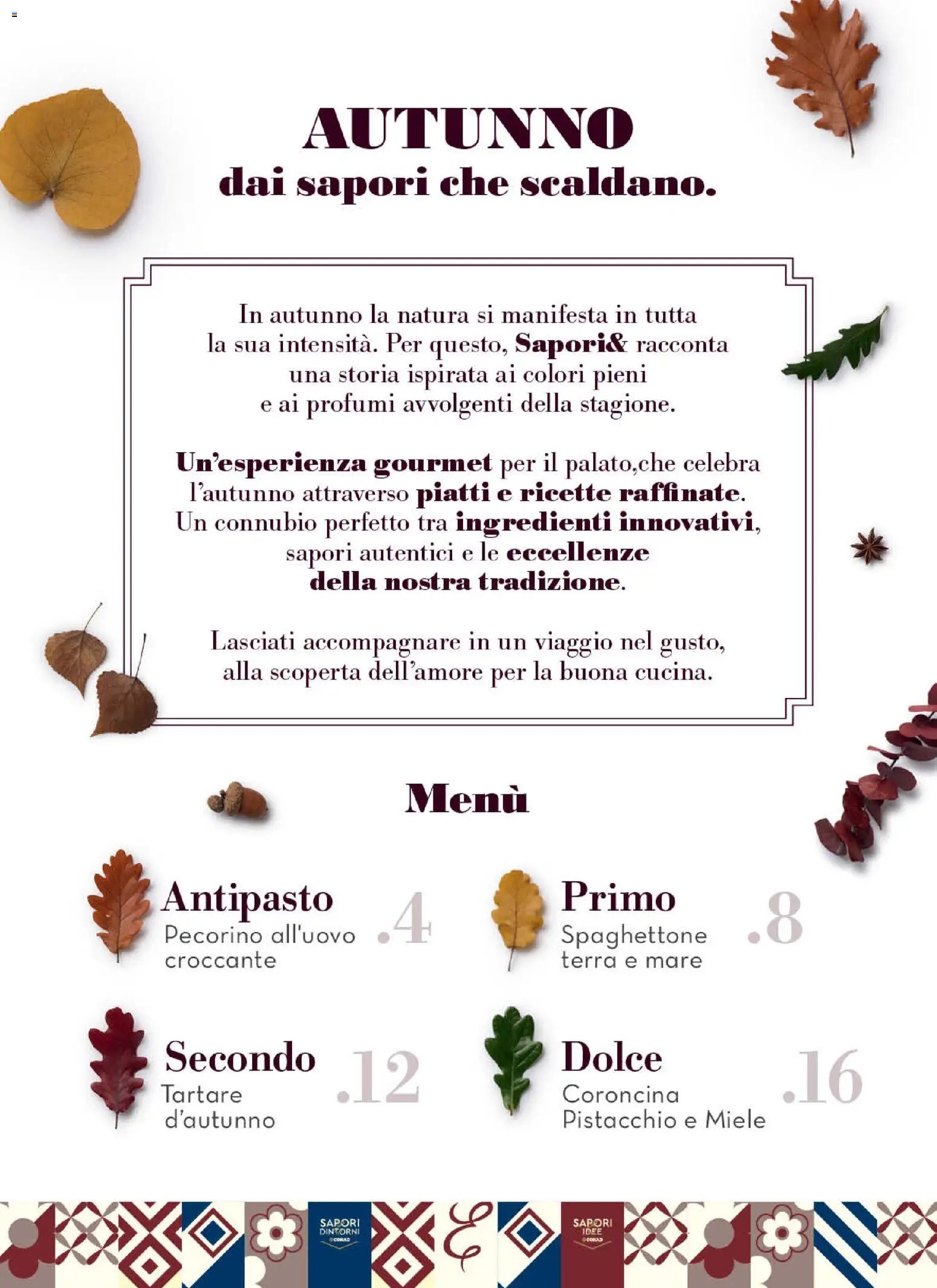 Spazio Conad volantino Gourmet