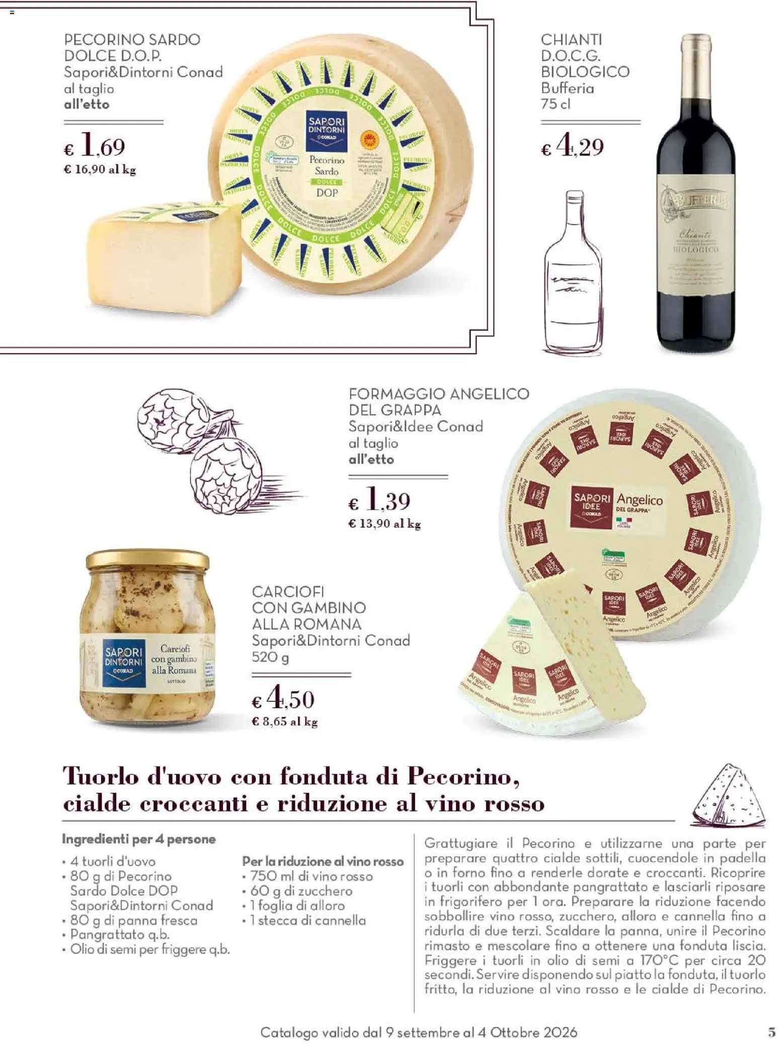Spazio Conad volantino Gourmet