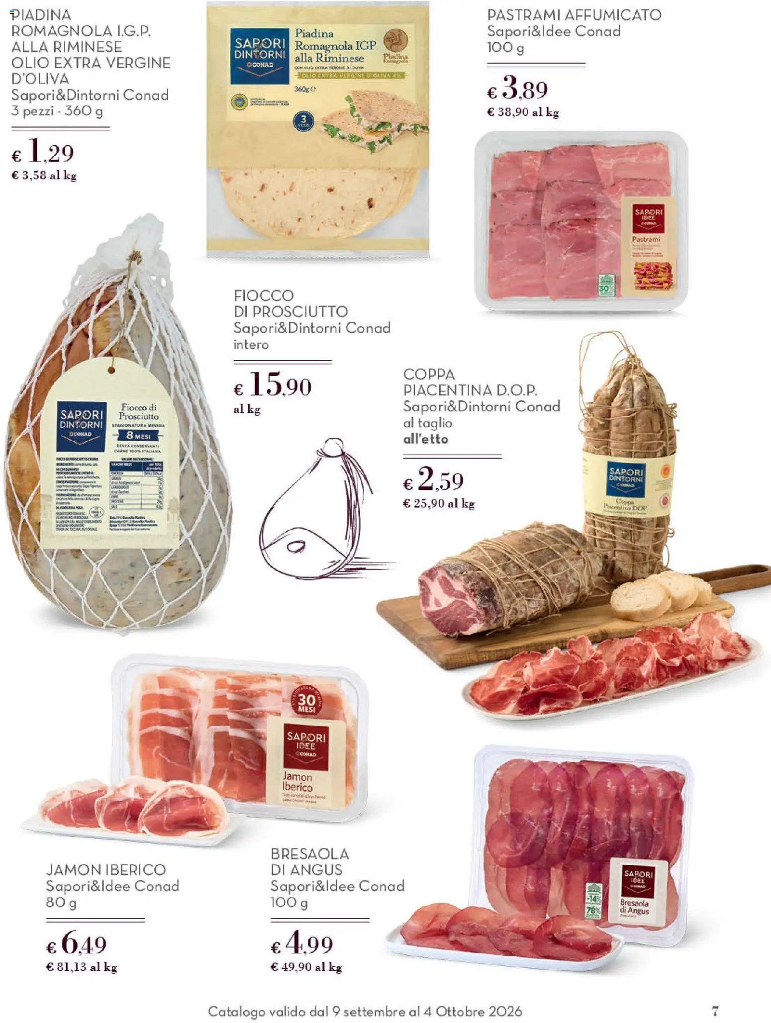 Spazio Conad volantino Gourmet