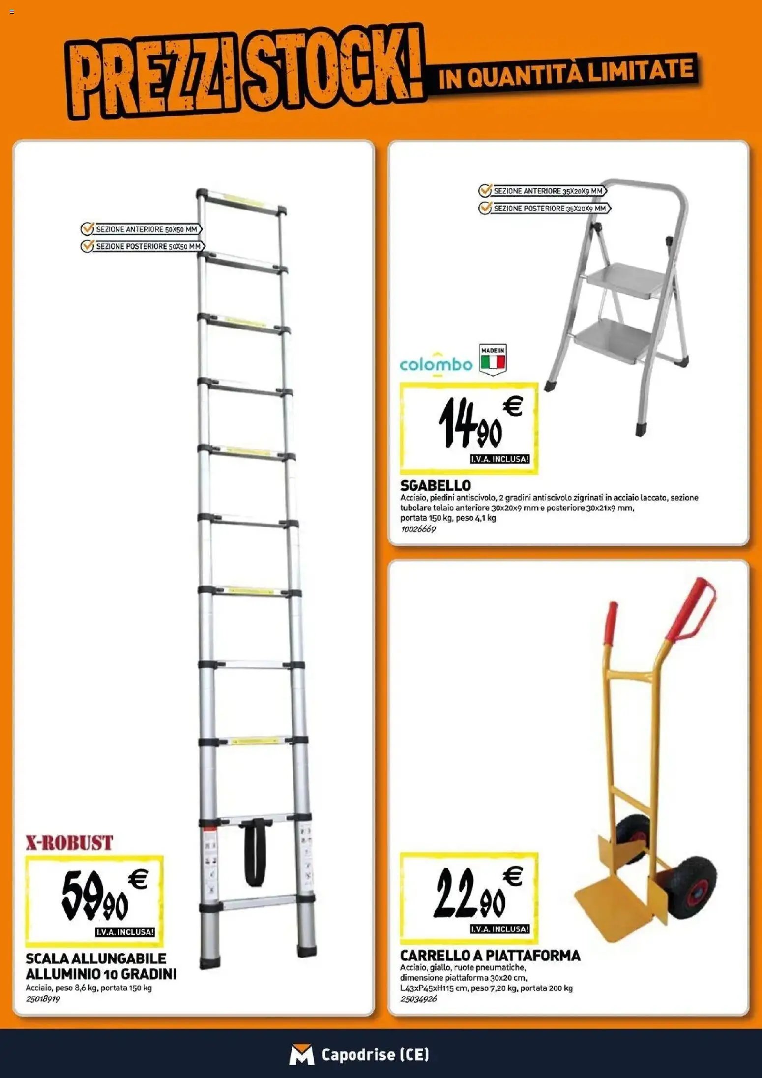TECNOMAT - Straordinari prezzi stock!