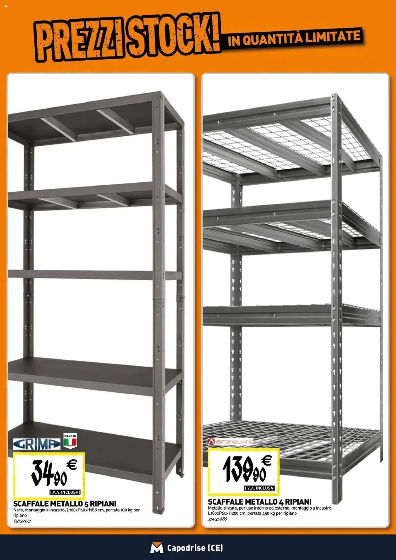 TECNOMAT - Straordinari prezzi stock!