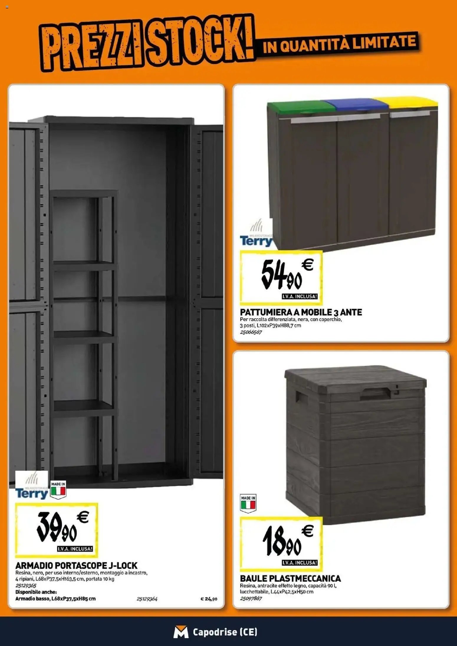 TECNOMAT - Straordinari prezzi stock!