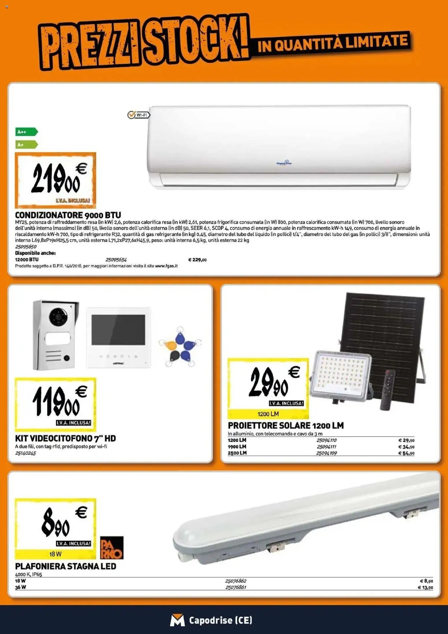 TECNOMAT - Straordinari prezzi stock!