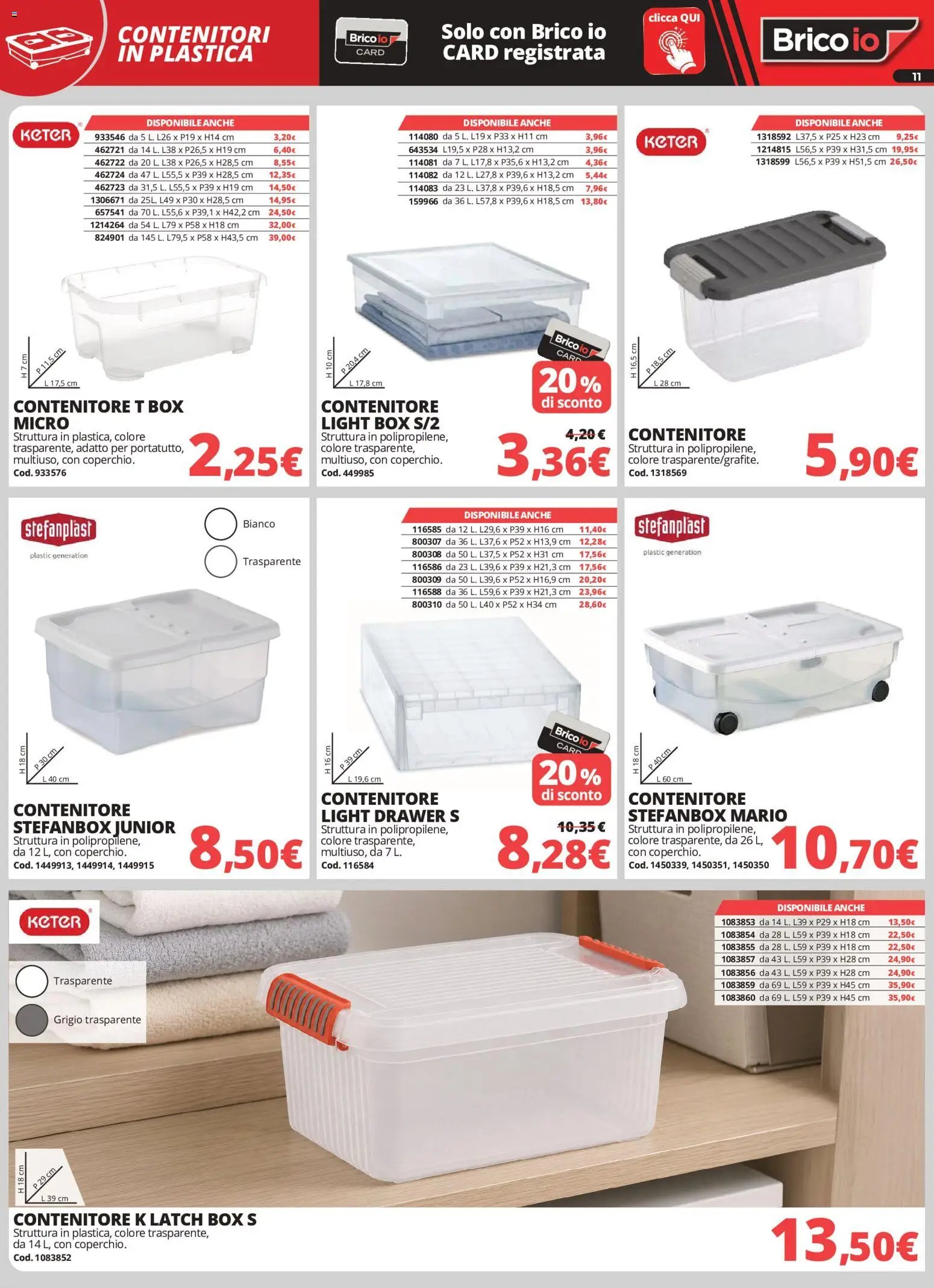 Brico io volantino Sistemazione