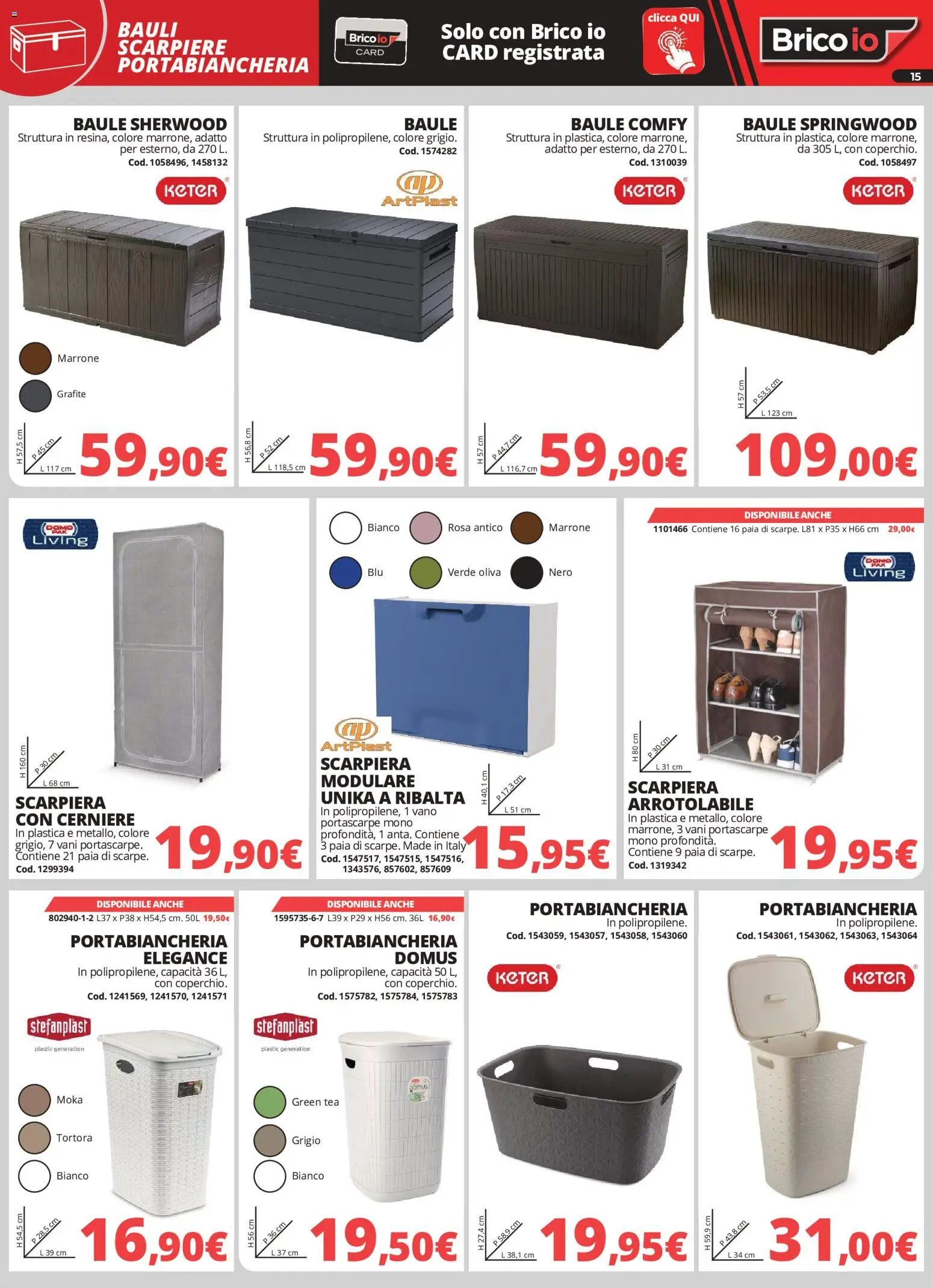 Brico io volantino Sistemazione
