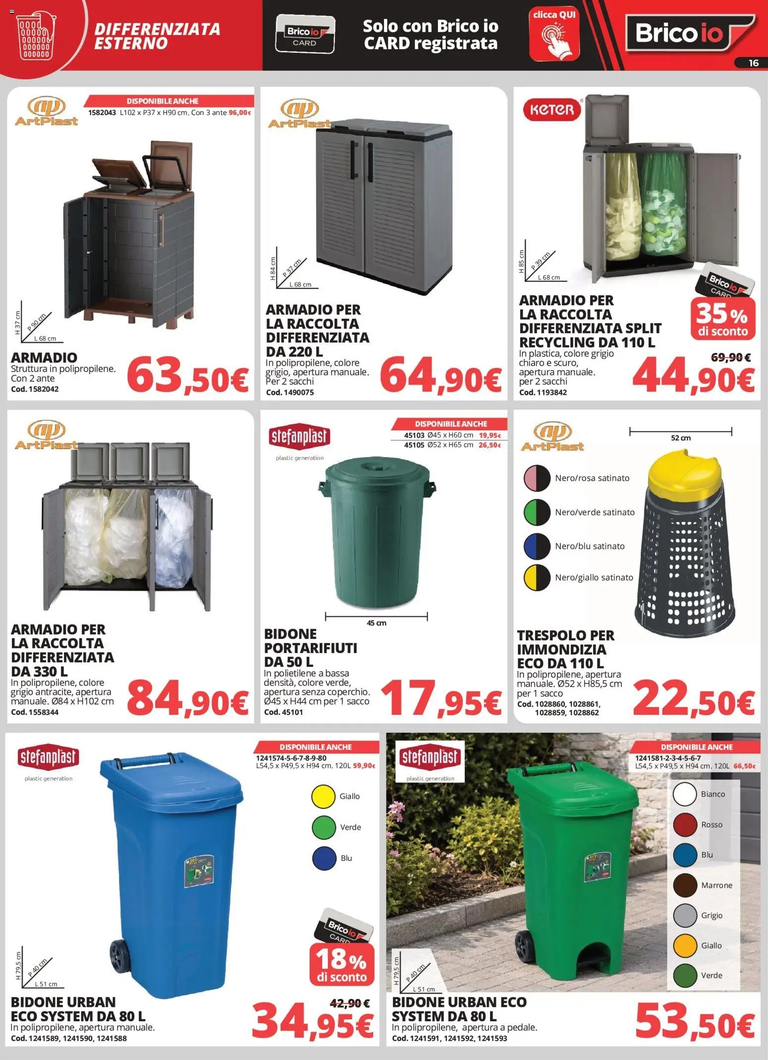 Brico io volantino Sistemazione