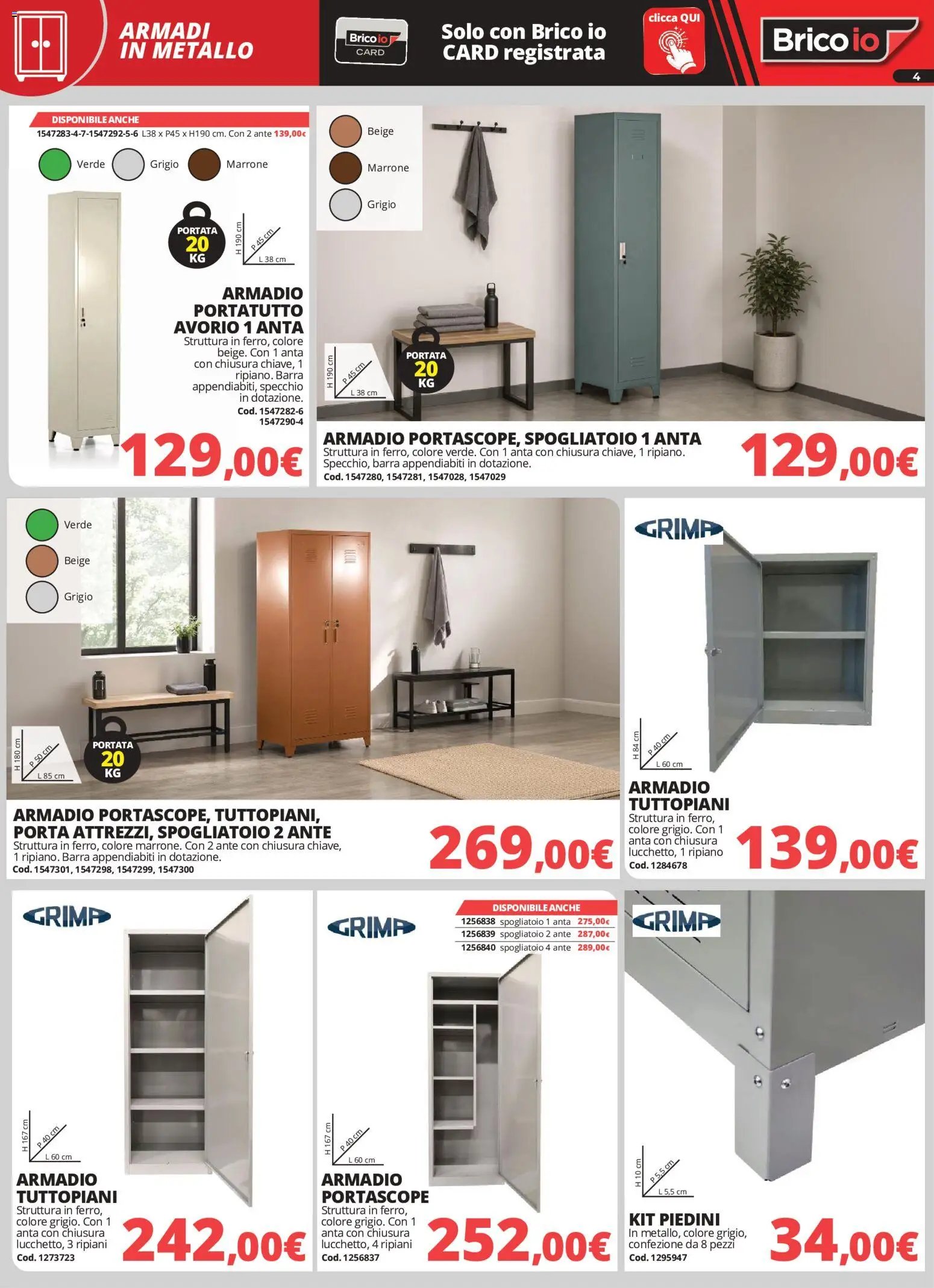 Brico io volantino Sistemazione