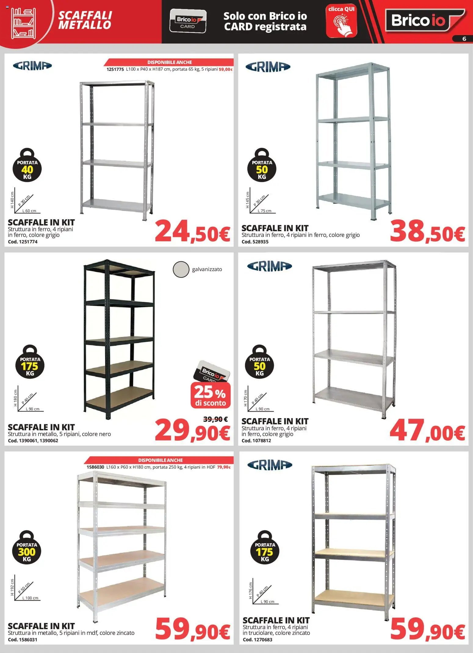 Brico io volantino Sistemazione