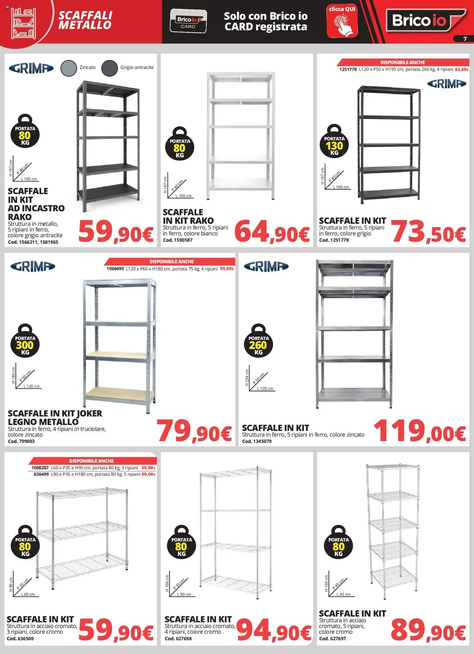 Brico io volantino Sistemazione