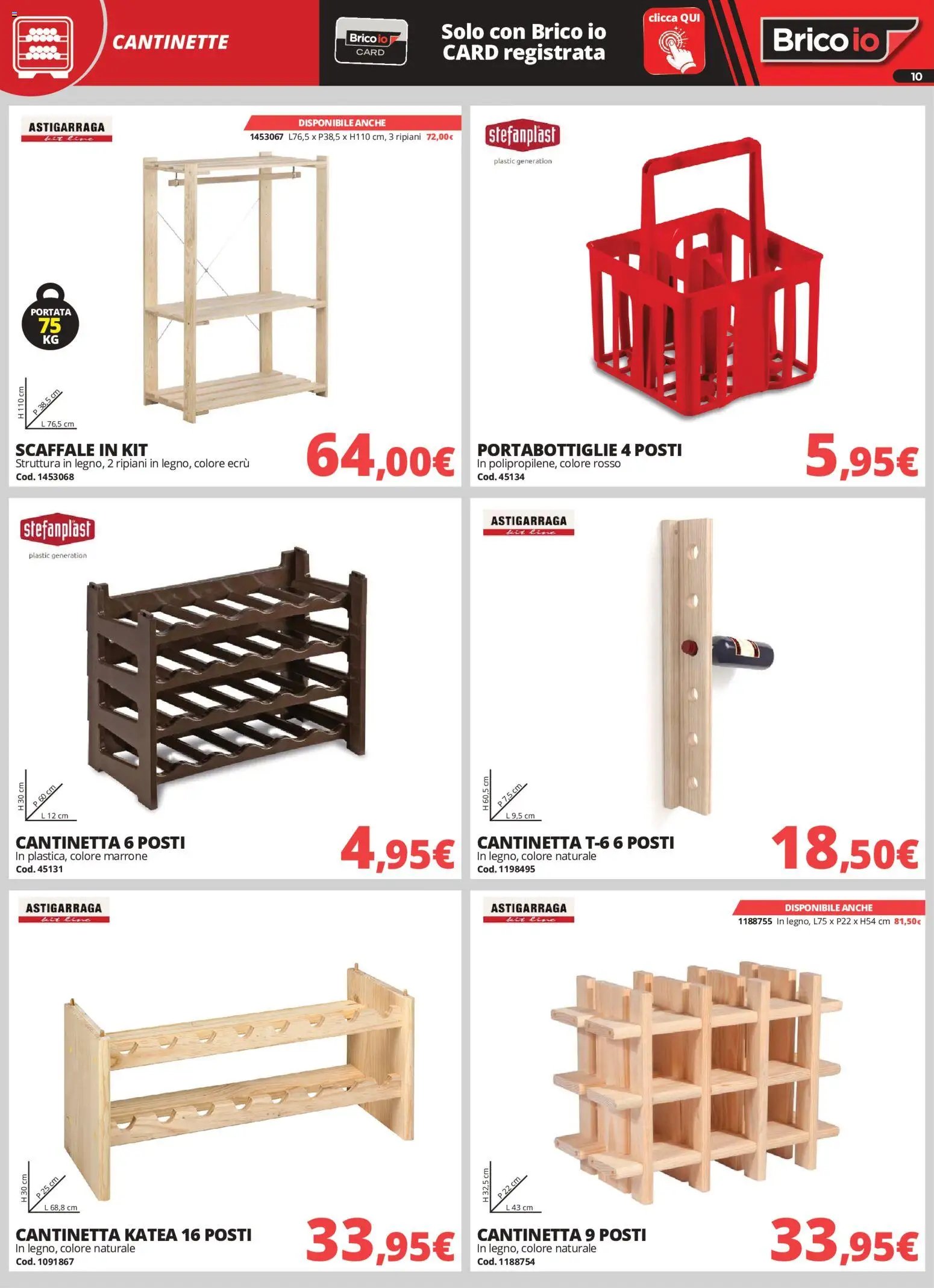 Brico io volantino Sistemazione