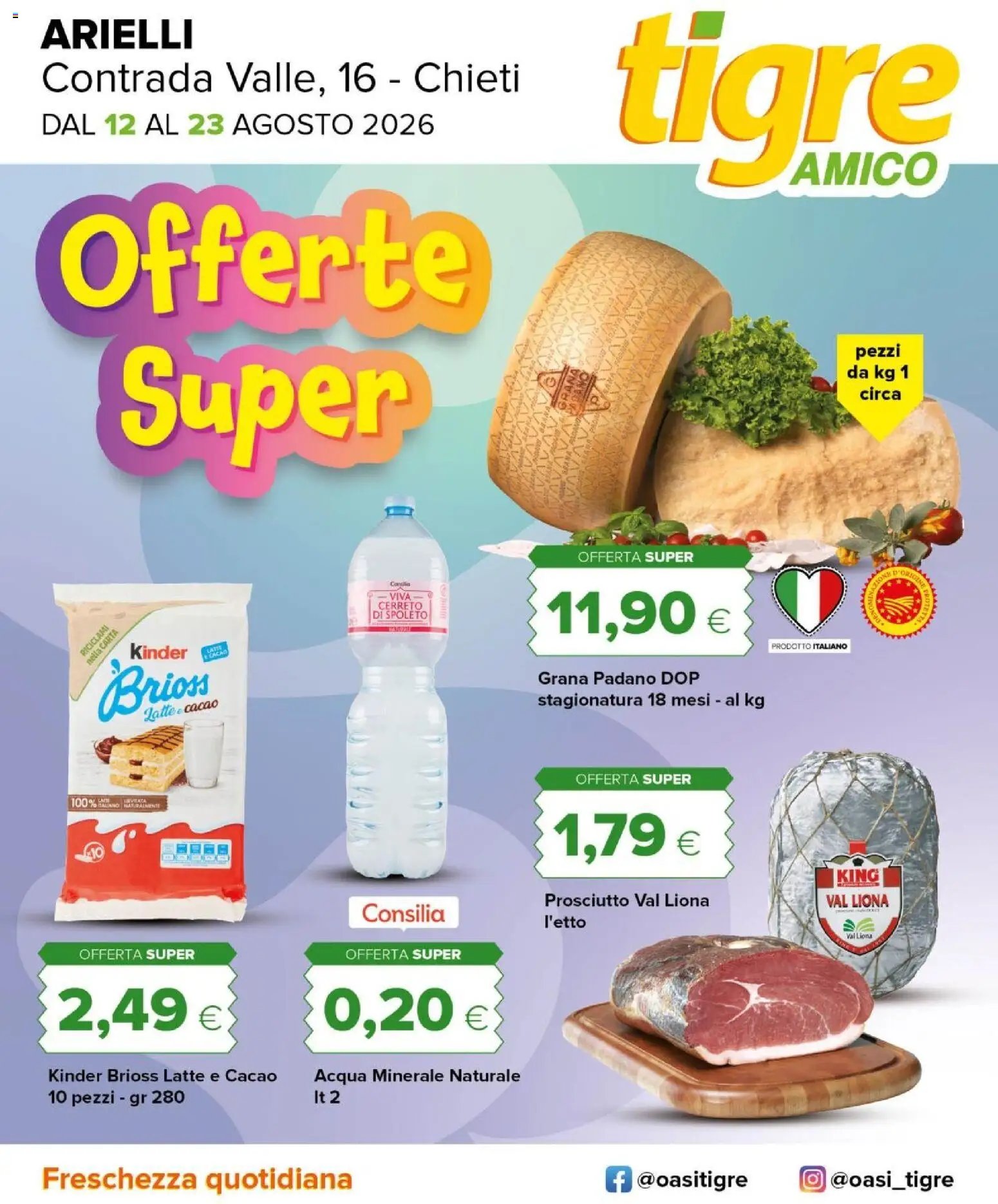 Tigre volantino Amico Arielli