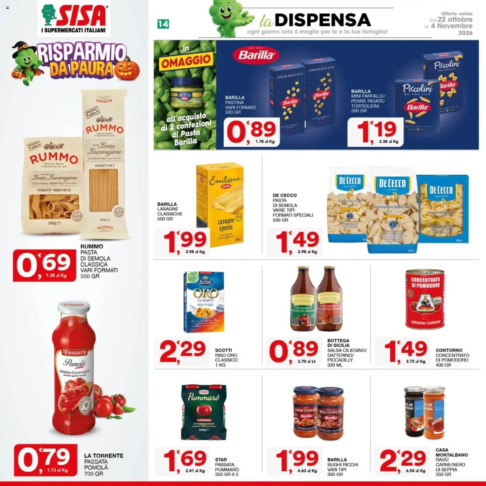 SISA volantino