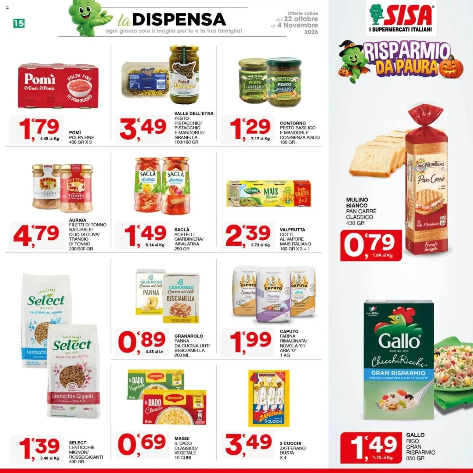 SISA volantino