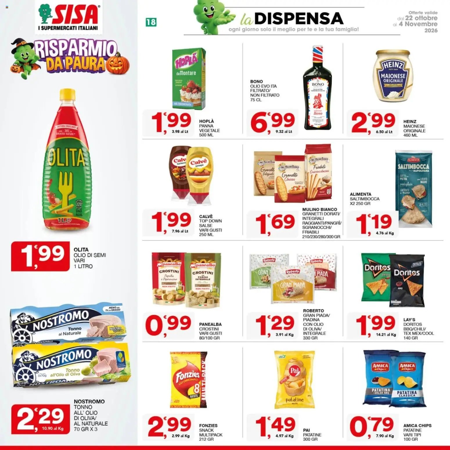 SISA volantino