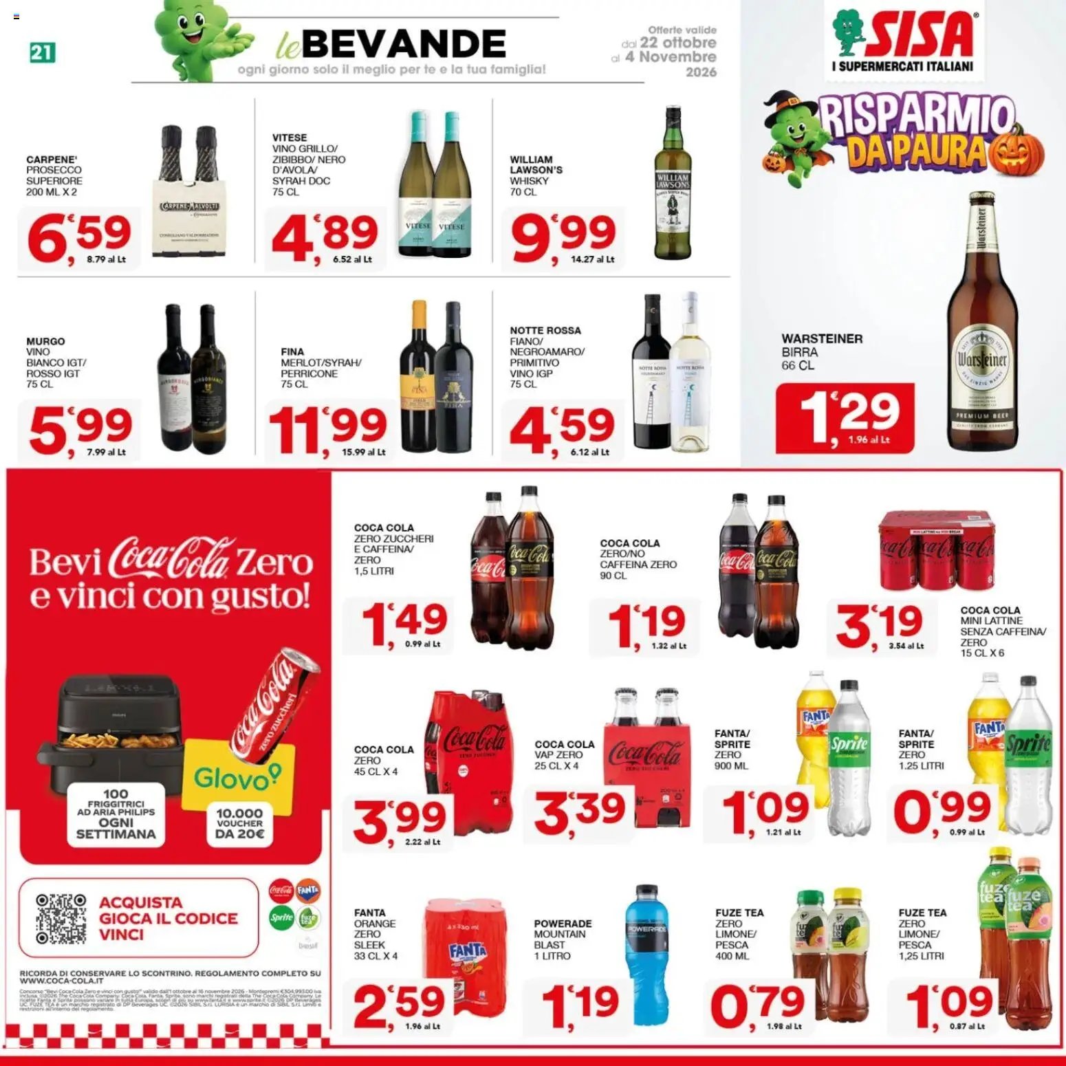 SISA volantino
