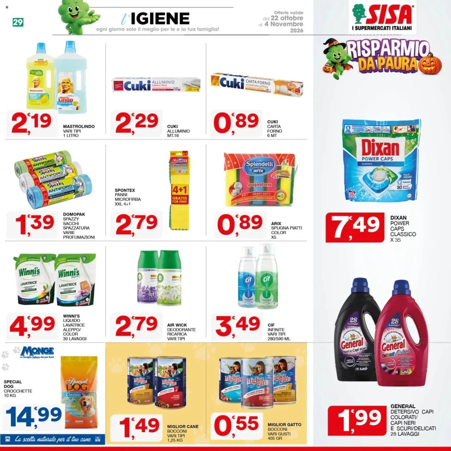 SISA volantino
