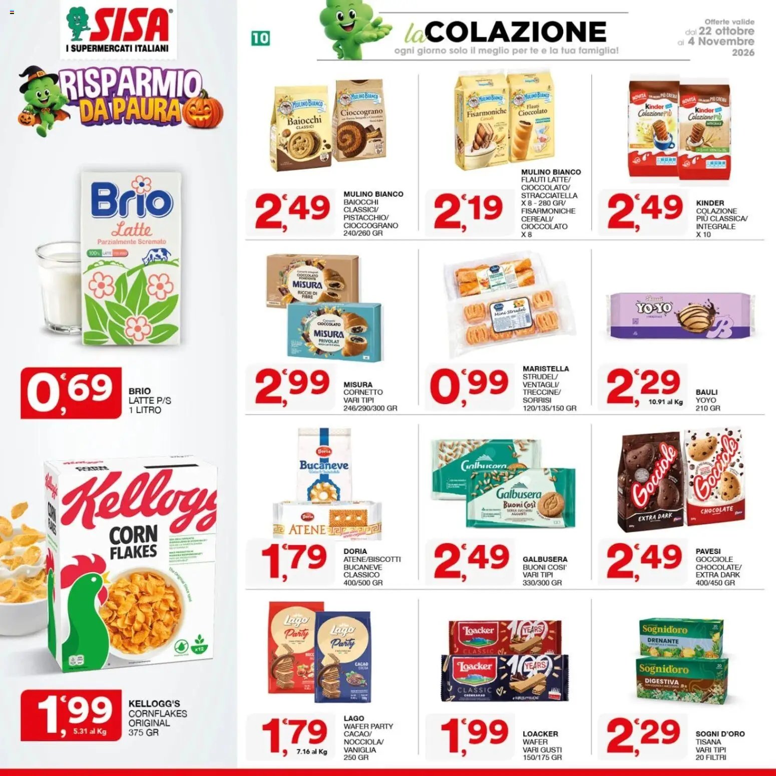 SISA volantino