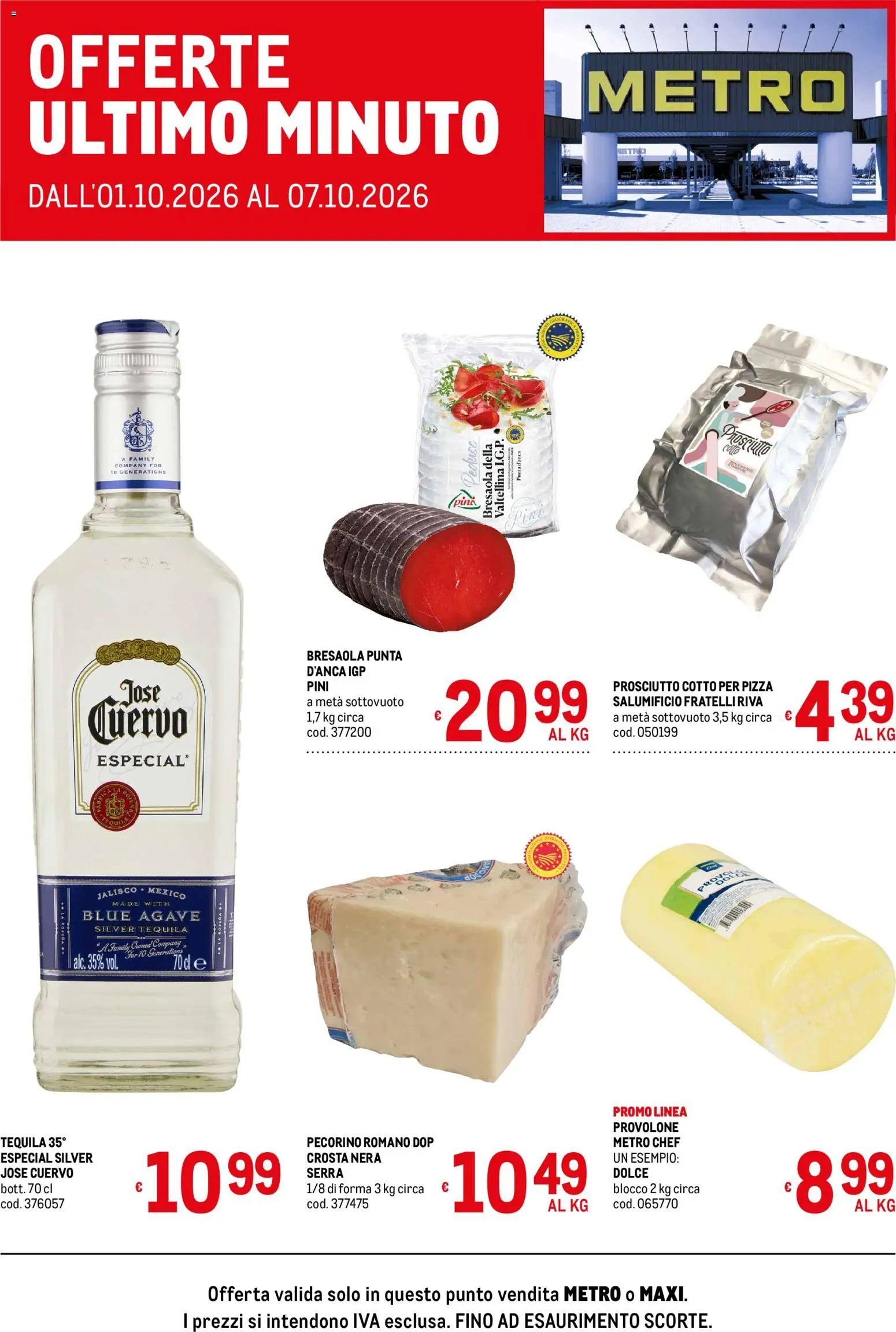 Metro volantino Offerte ultimo minuto