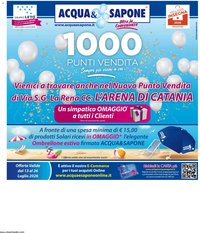 Acqua e Sapone volantino Catania