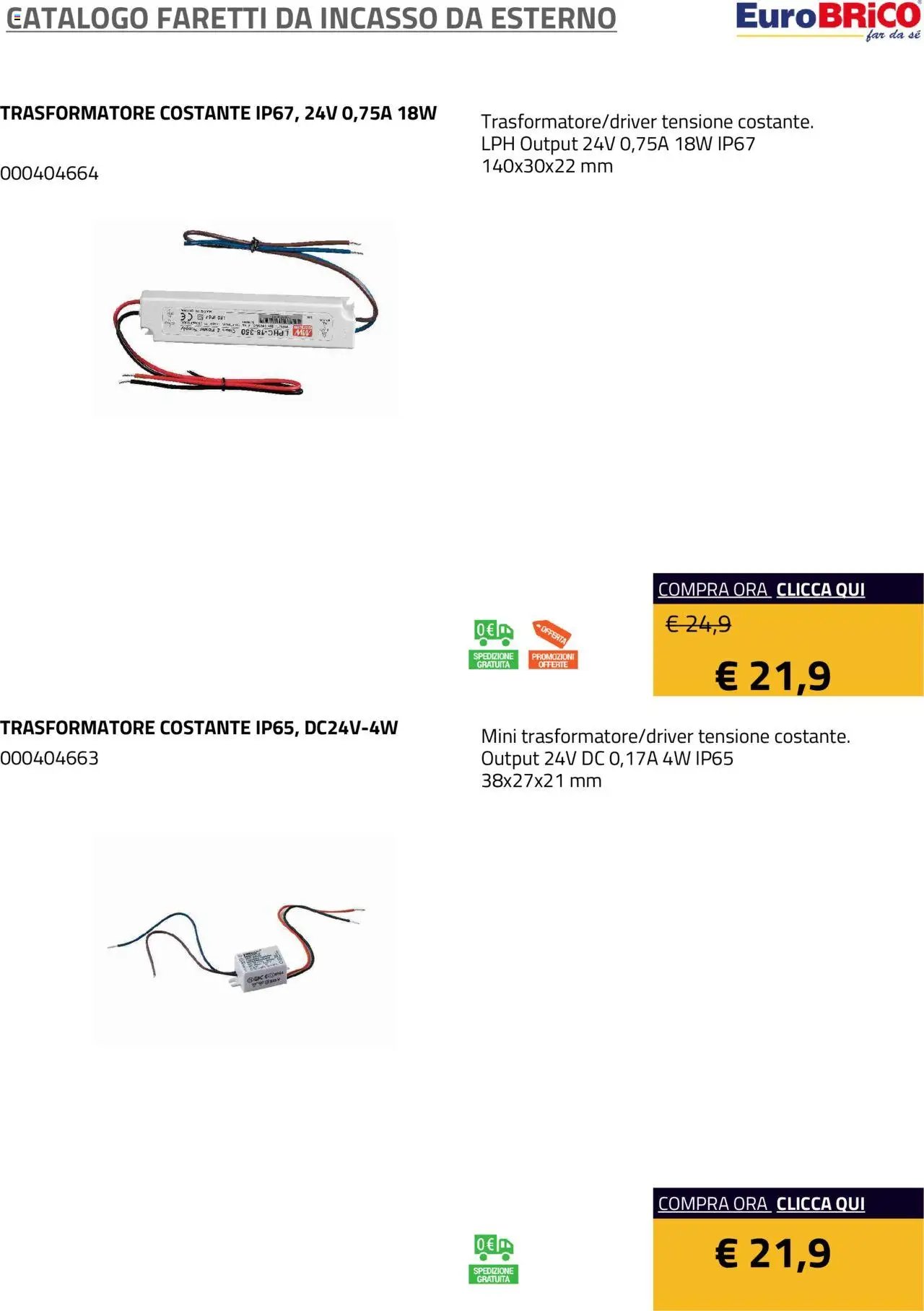 Eurobrico Faretti da Incasso da Esterno catalogo