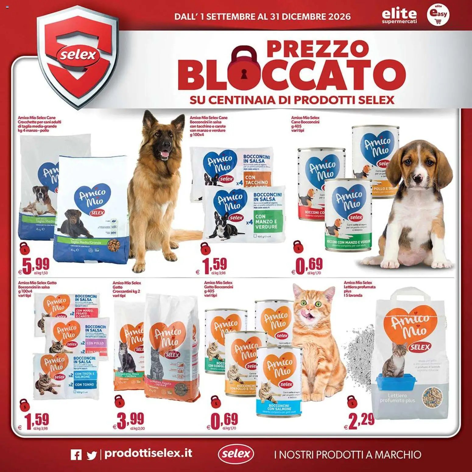 Elite Supermercati volantino Spesa Difesa Selex