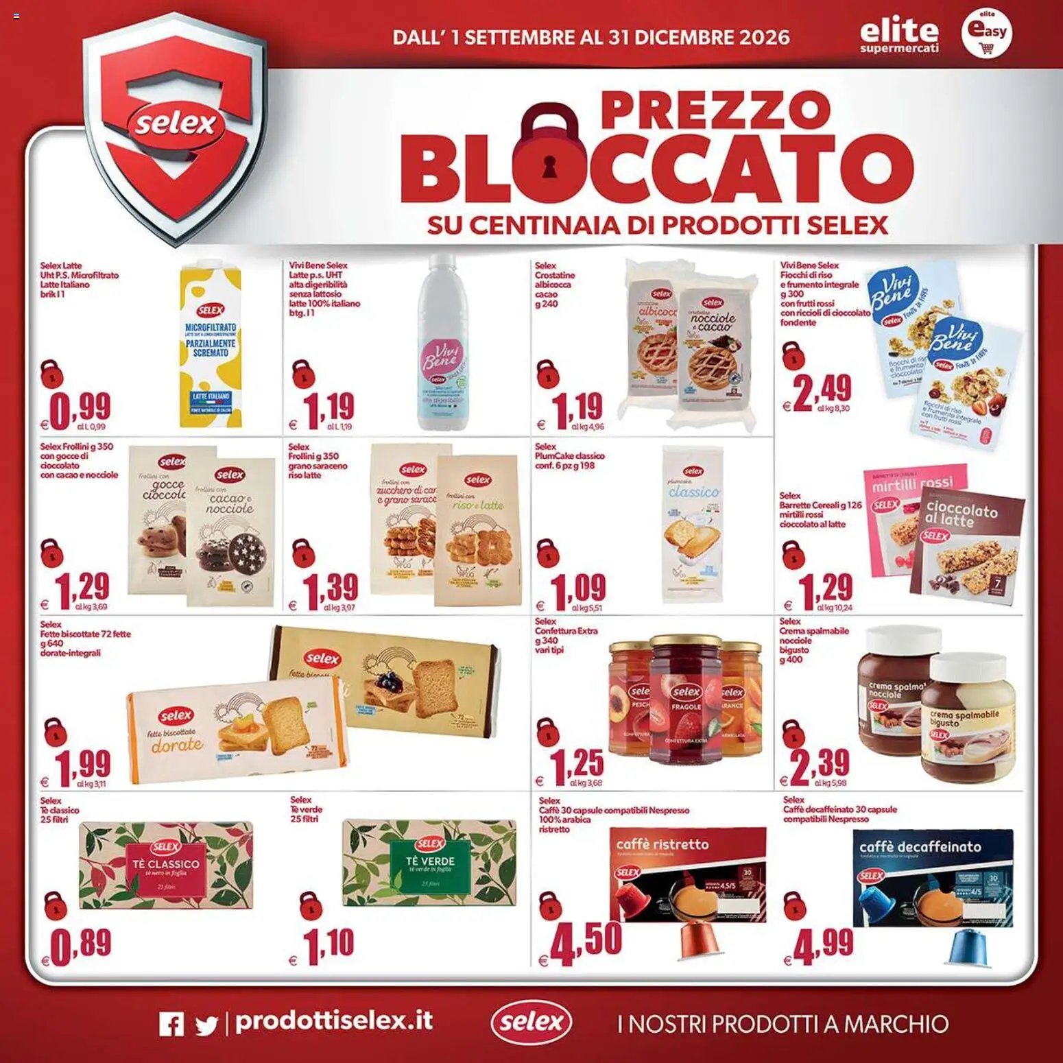 Elite Supermercati volantino Spesa Difesa Selex