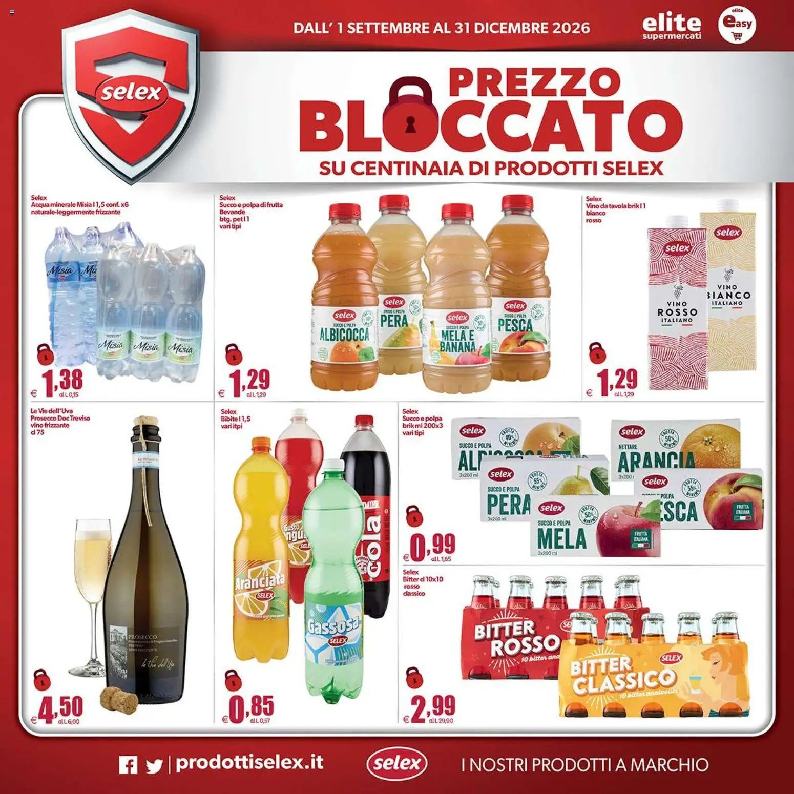 Elite Supermercati volantino Spesa Difesa Selex
