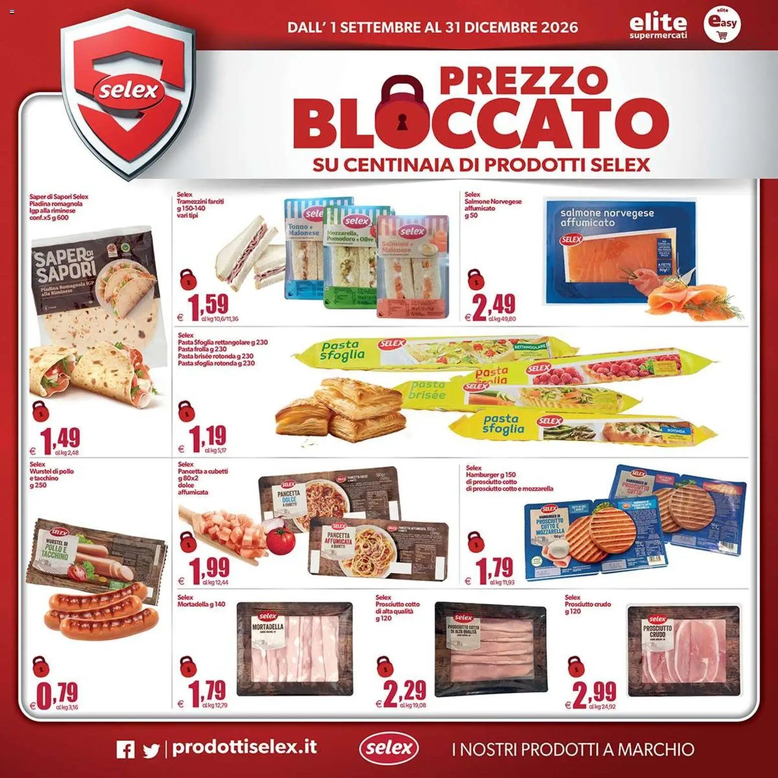 Elite Supermercati volantino Spesa Difesa Selex