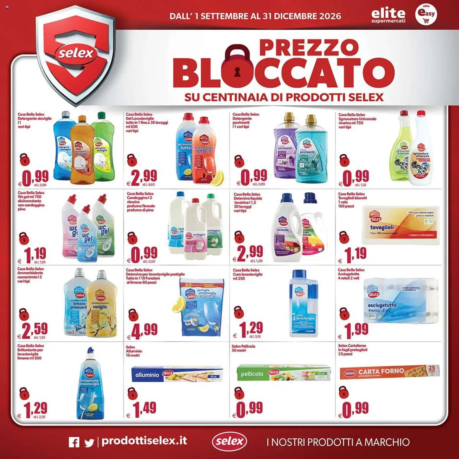 Elite Supermercati volantino Spesa Difesa Selex