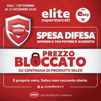 Elite Supermercati volantino Spesa Difesa Selex