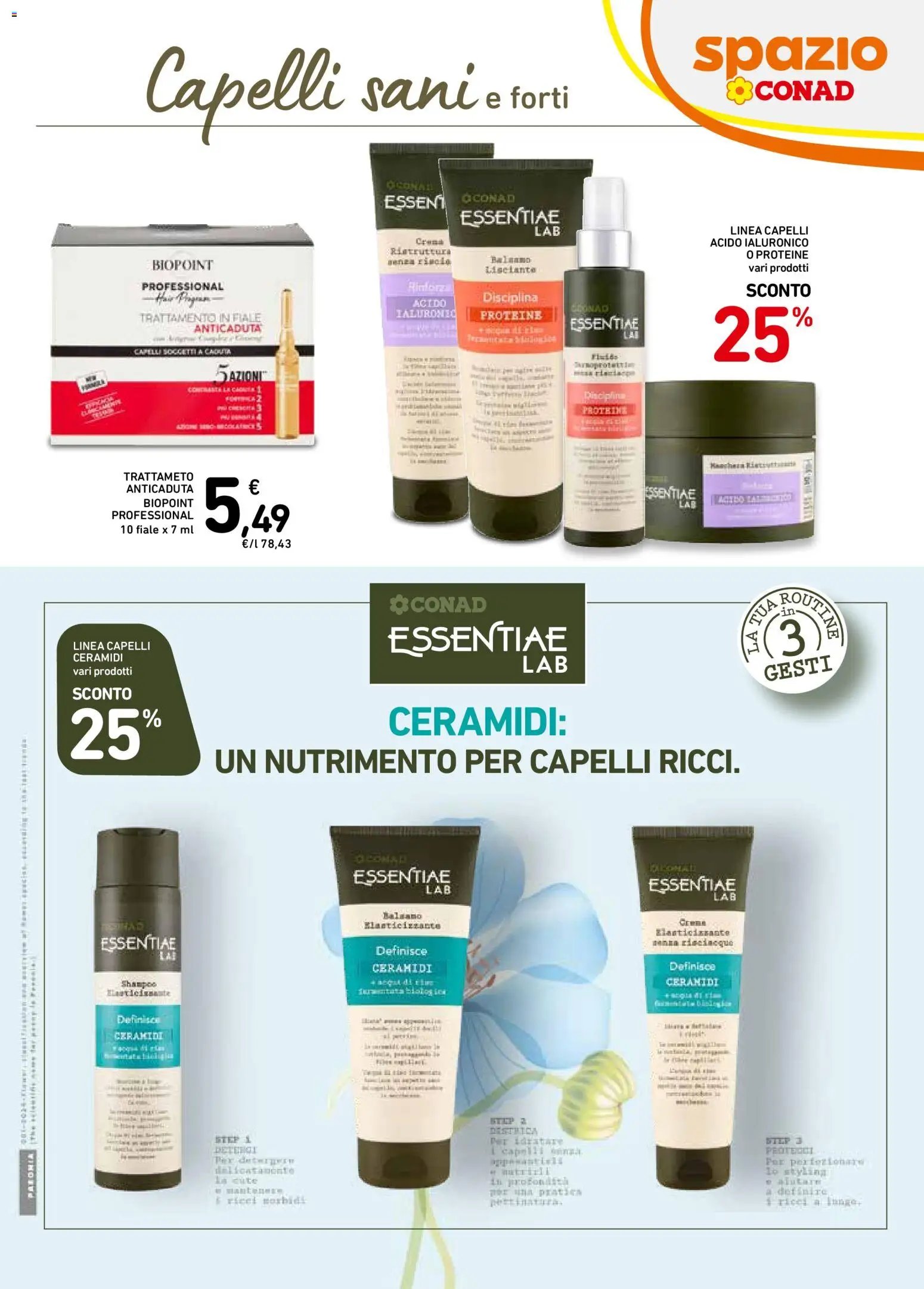 Spazio Conad volantino Bellezza