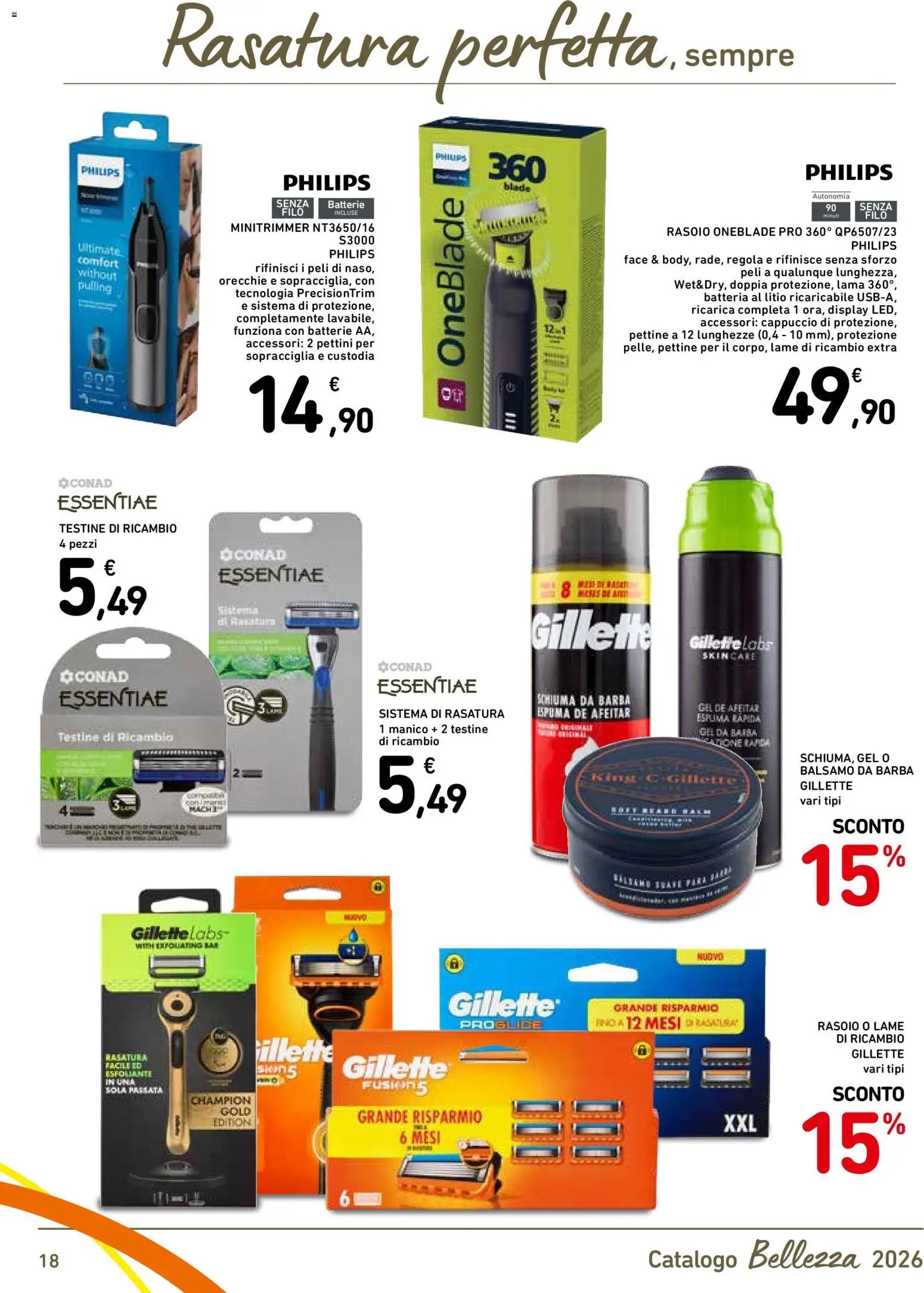 Spazio Conad volantino Bellezza