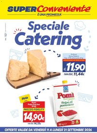 SuperConveniente volantino Catering Enna, Misterbianco