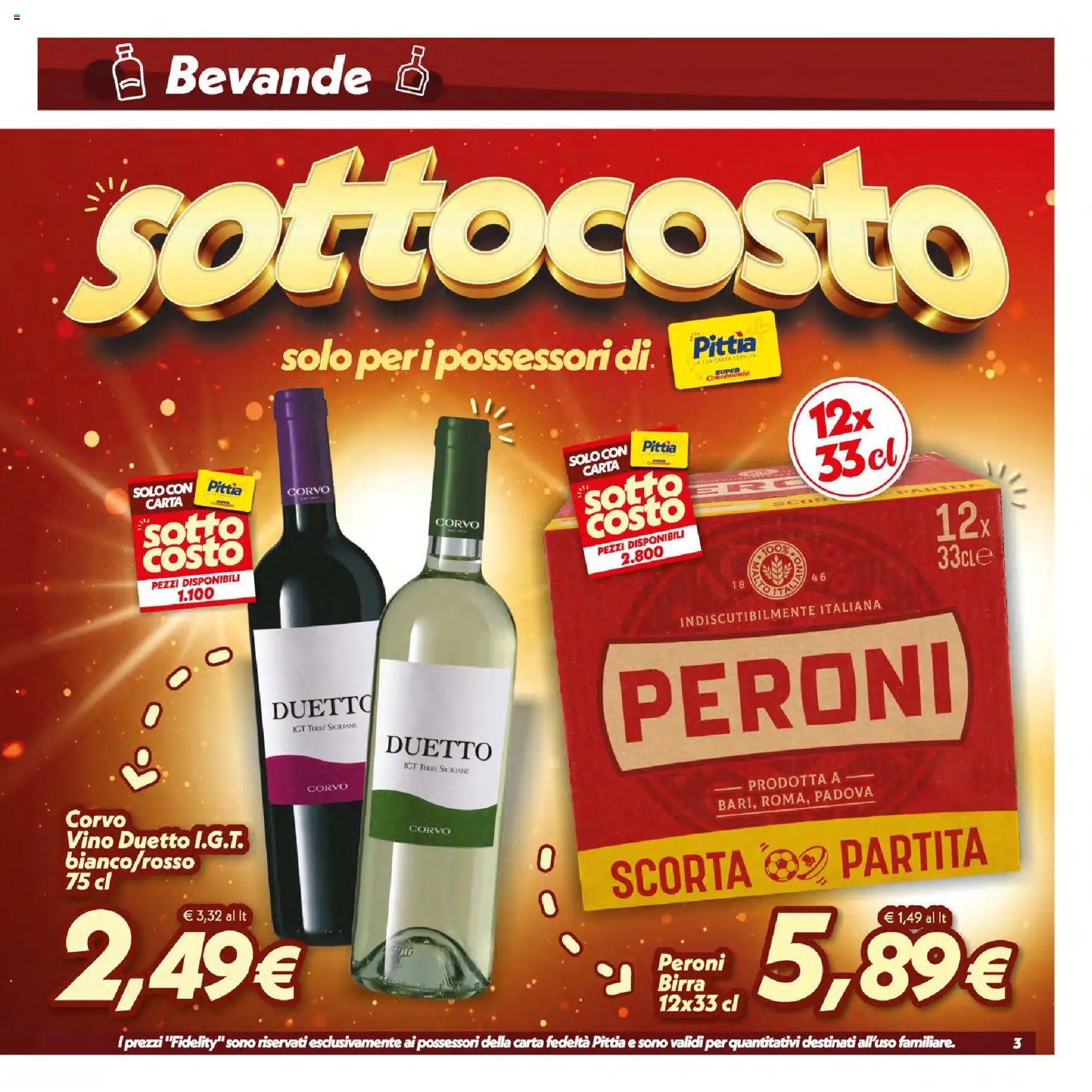SuperConveniente volantino Villafranca Tirrena