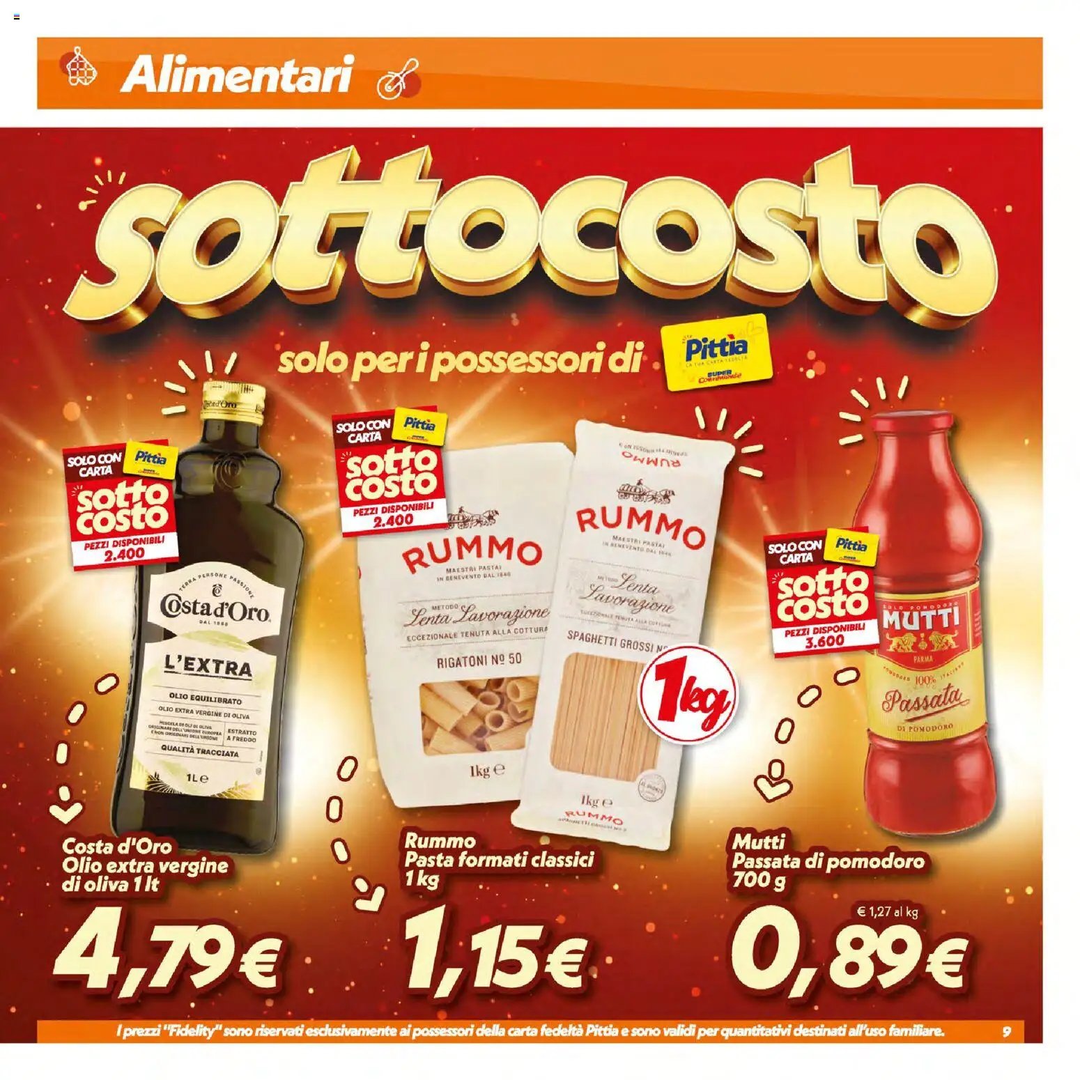 SuperConveniente volantino Villafranca Tirrena