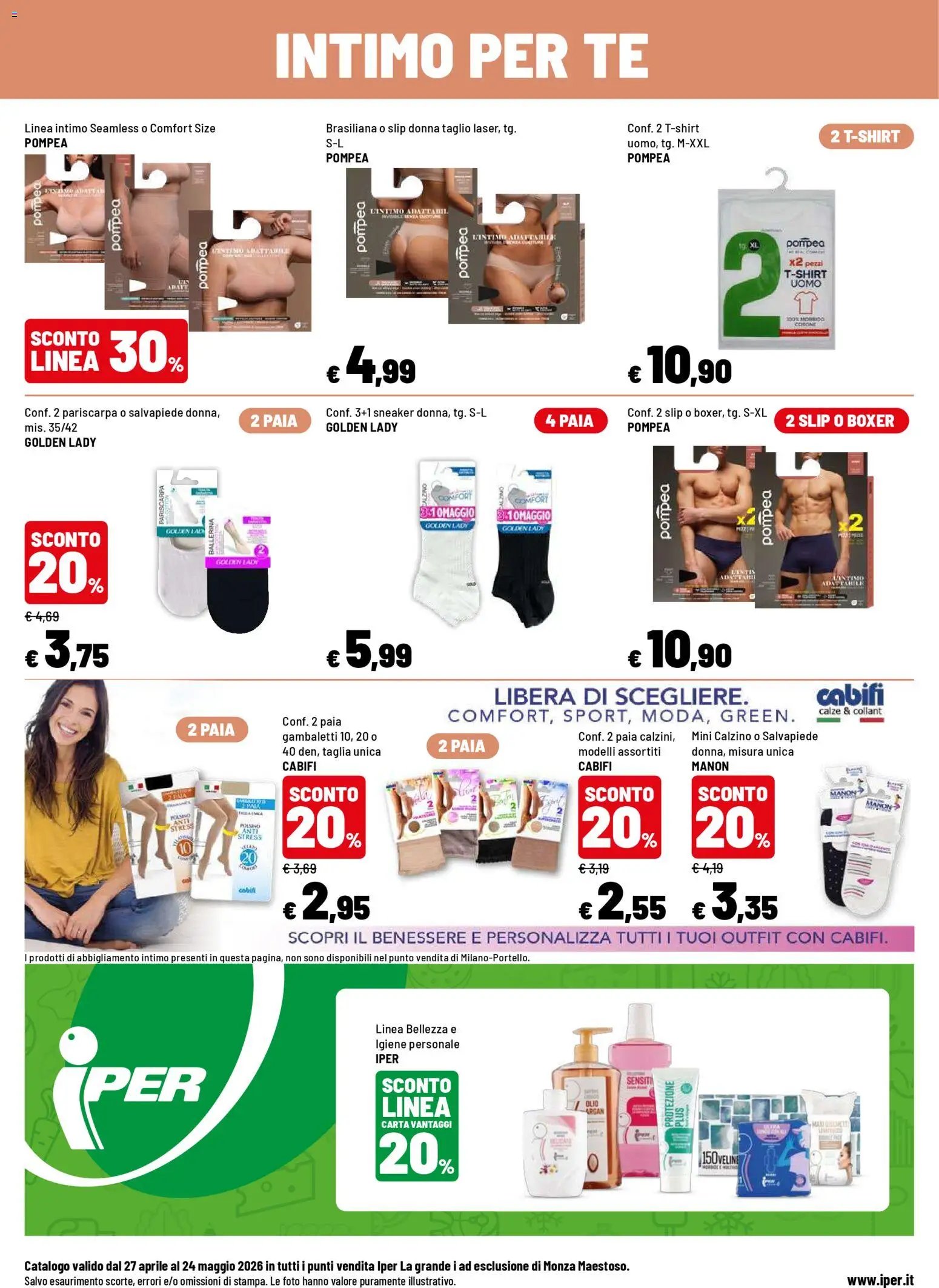 Iper volantino Bellezza (2026-04-27 - 2026-05-24)