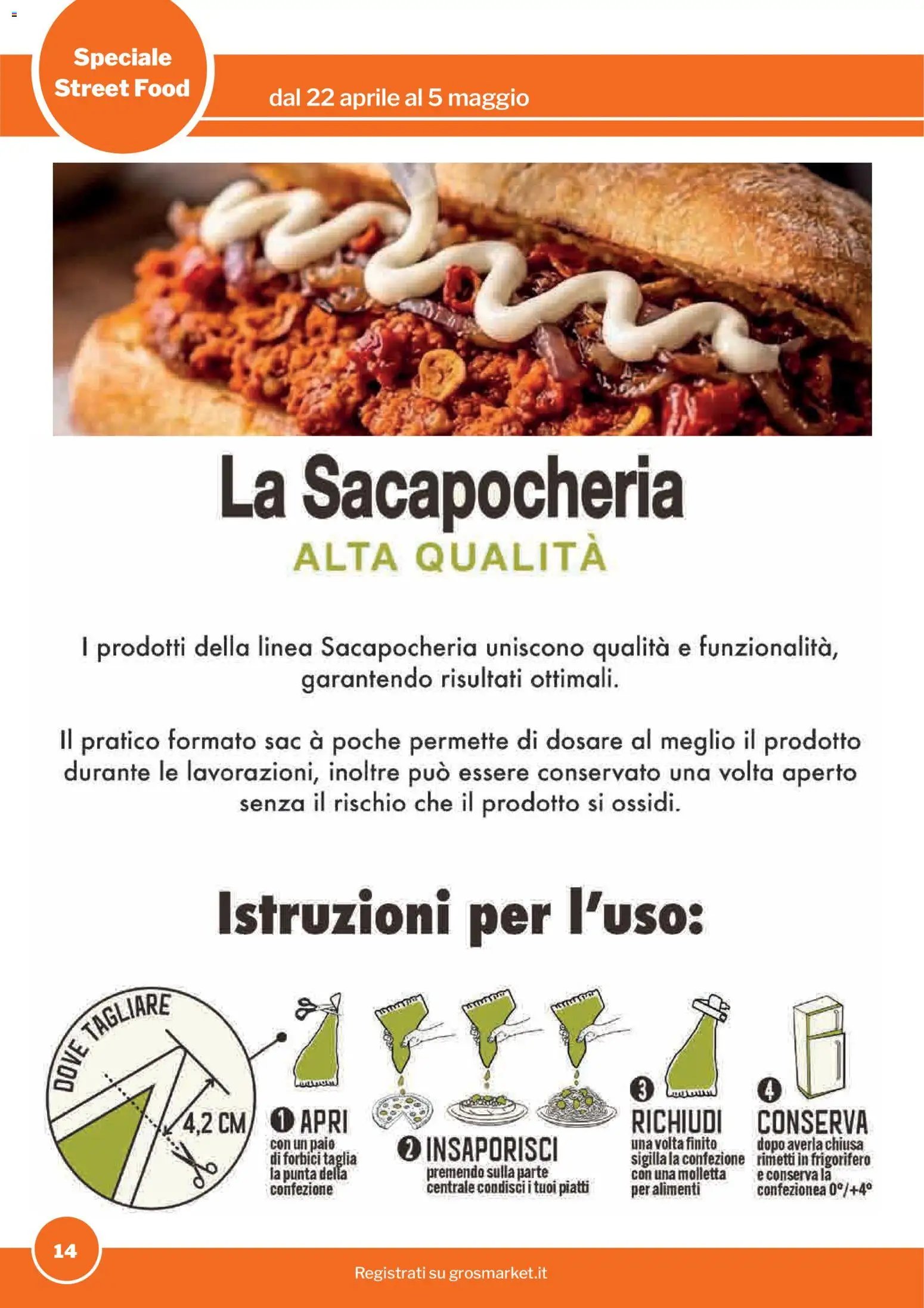 Sogegross volantino Street Food (2026-04-22 - 2026-05-05)