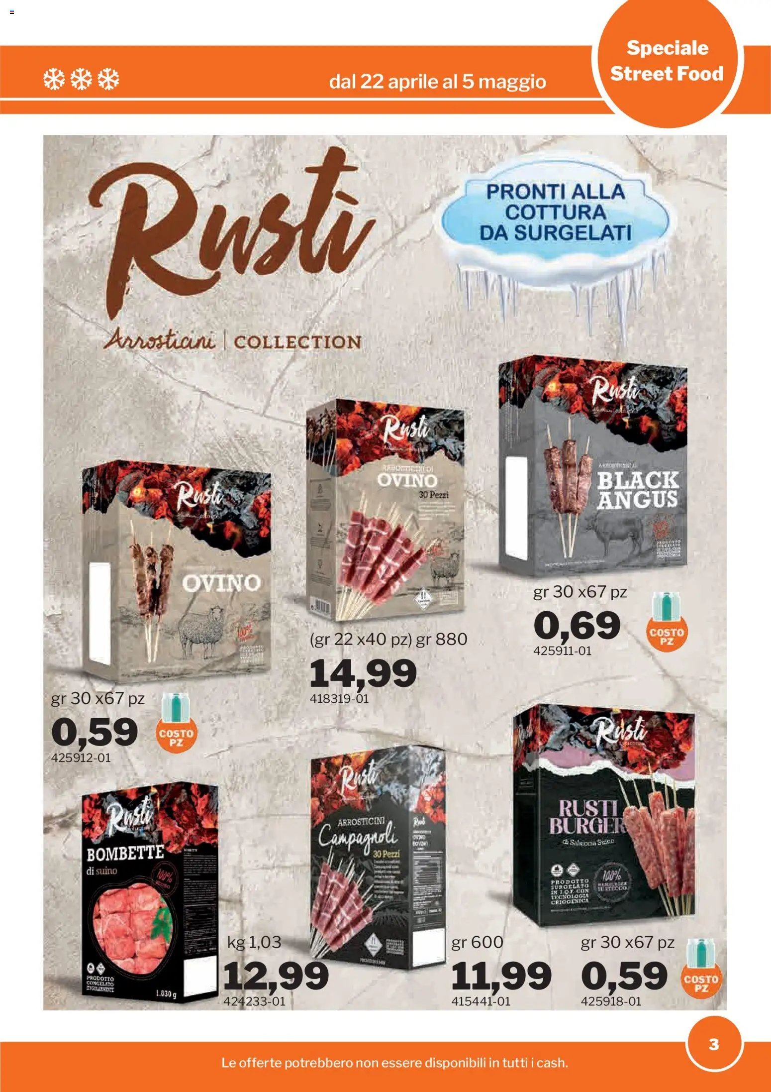 Sogegross volantino Street Food (2026-04-22 - 2026-05-05)