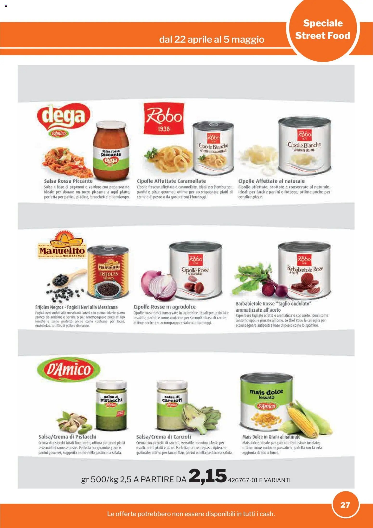 Sogegross volantino Street Food (2026-04-22 - 2026-05-05)